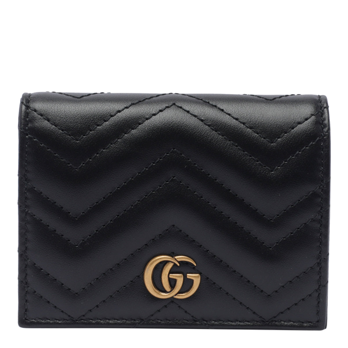 Gucci Wallets Black Calf Leather