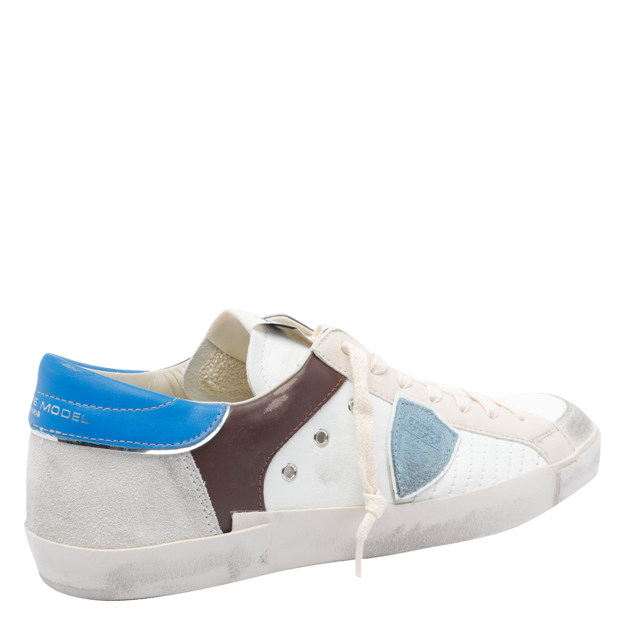 Philippe Model Sneakers White Calf Leather/rubber Sole
