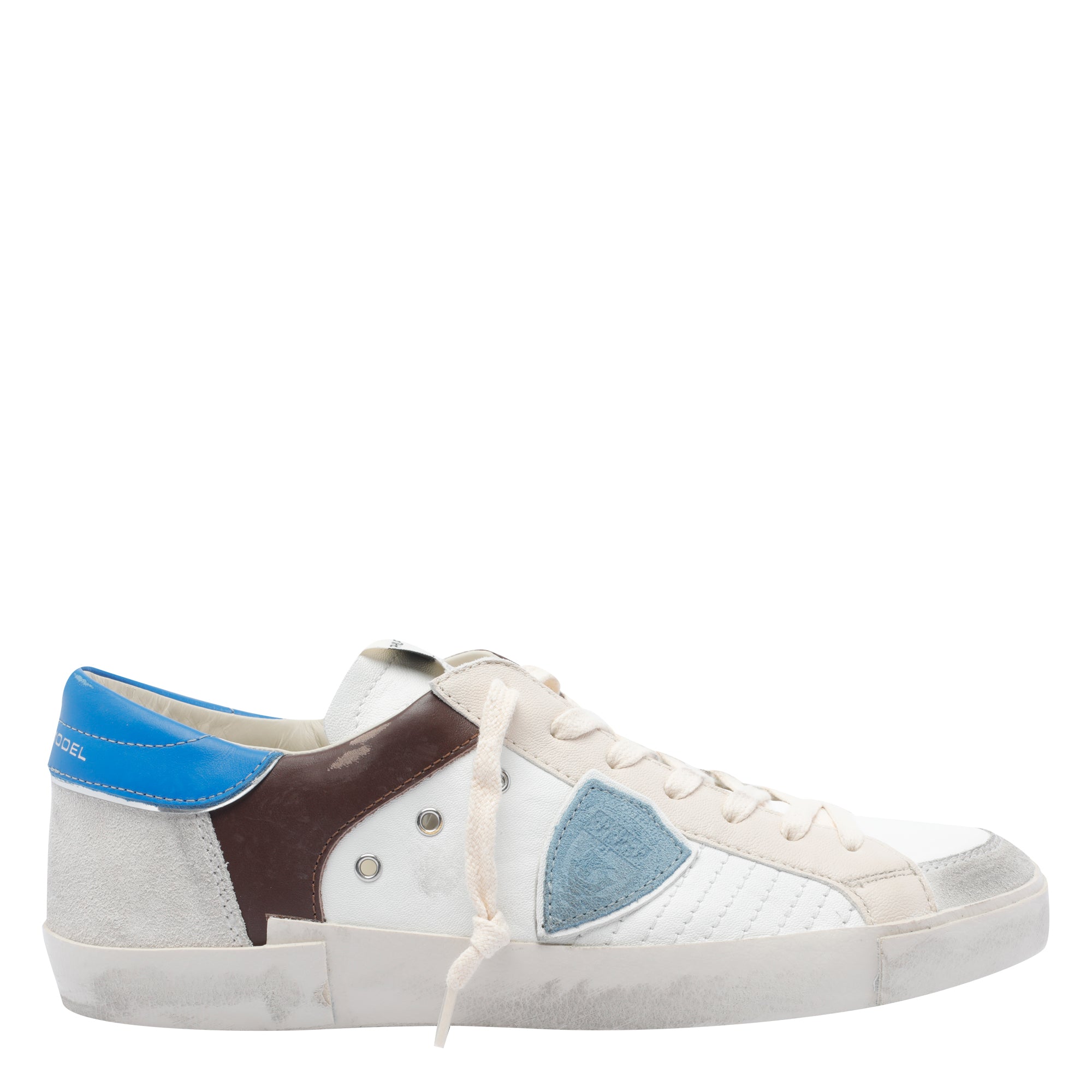Philippe Model Sneakers White Calf Leather/rubber Sole