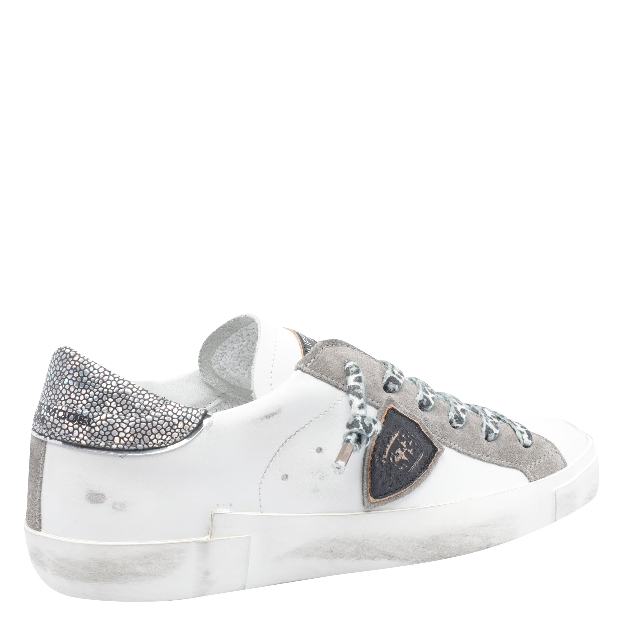 Philippe Model Sneakers White Calf Leather/rubber Sole