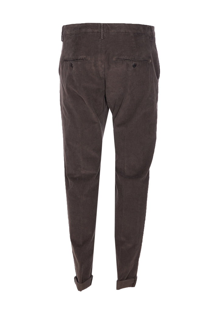 Dondup Trousers Brown Cotton