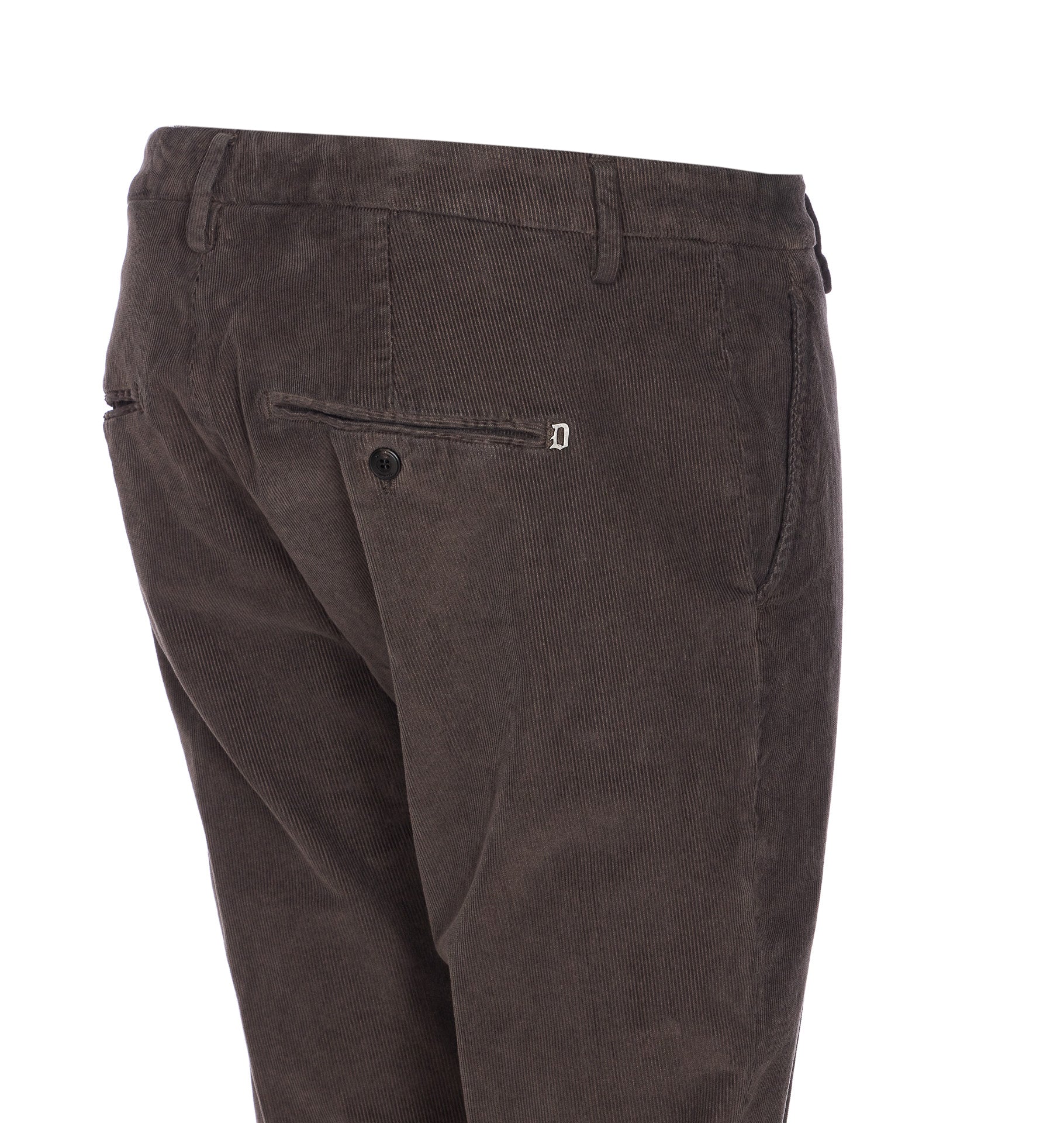 Dondup Trousers Brown Cotton