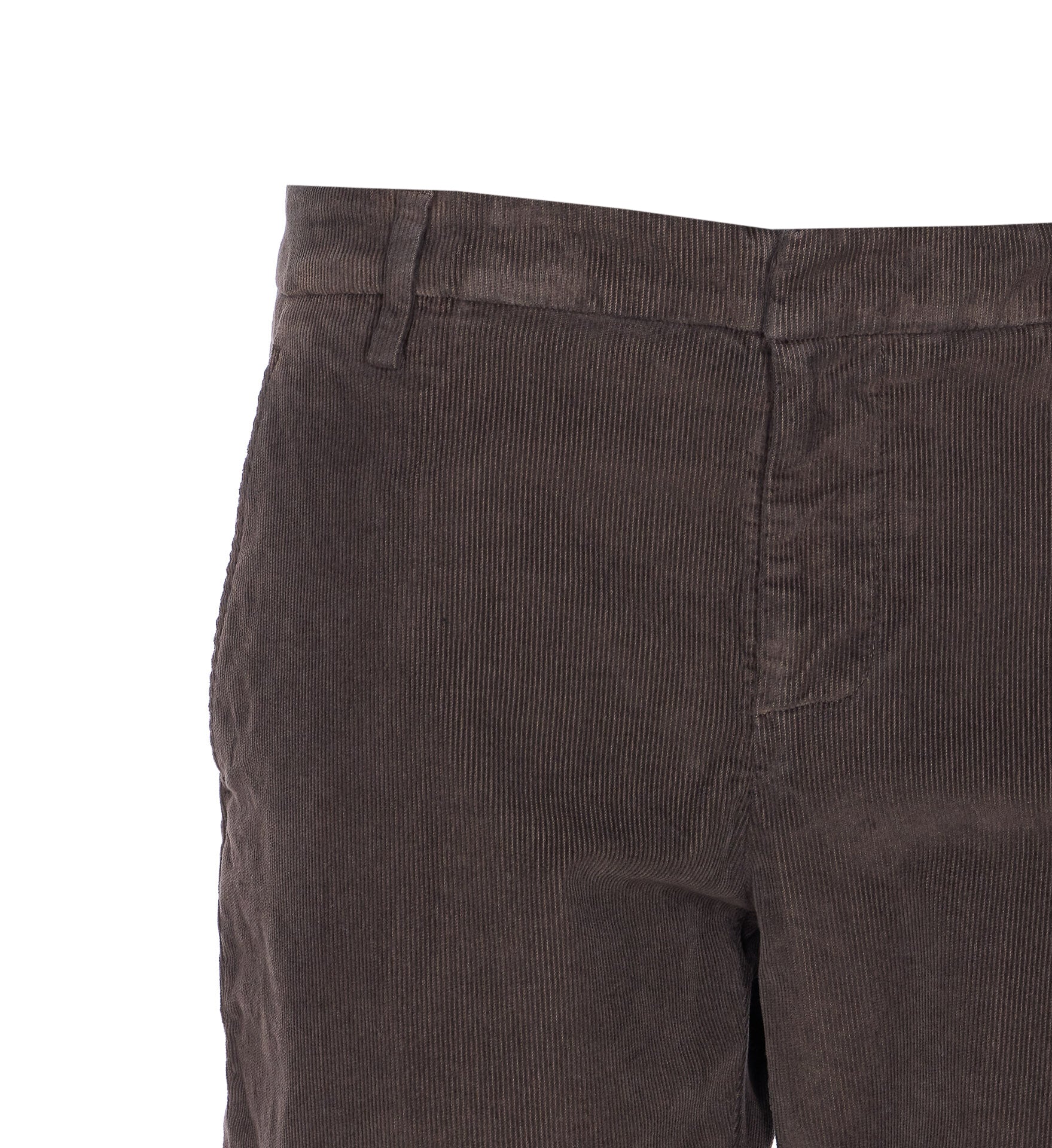 Dondup Trousers Brown Cotton