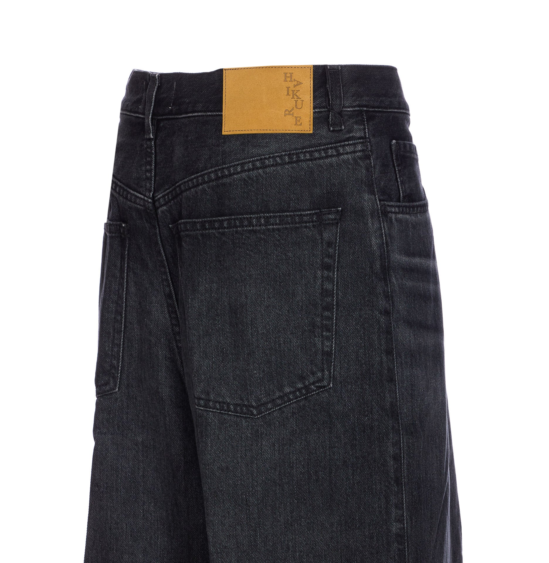 Haikure Jeans Black Cotton