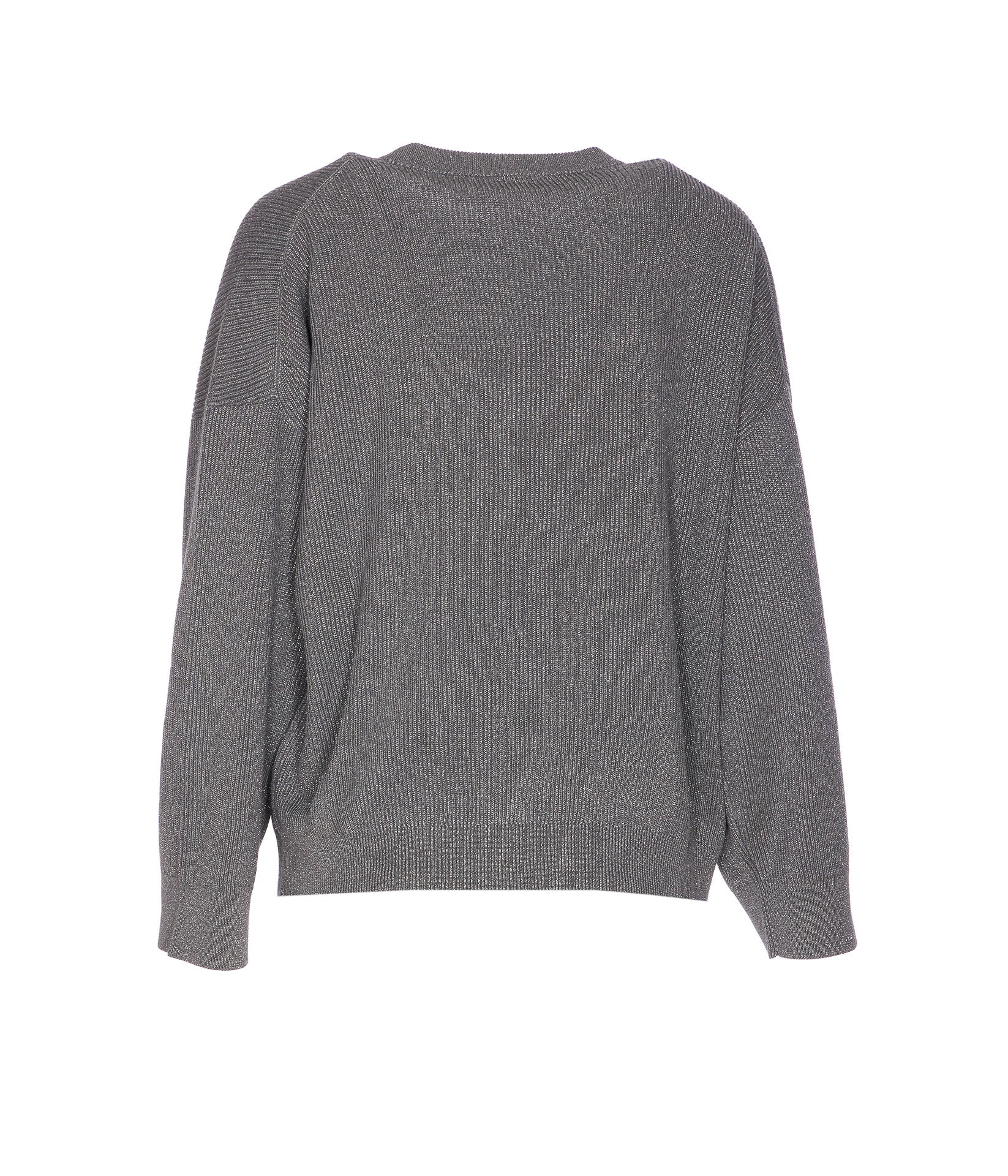 Brunello Cucinelli Sweaters Grey Cotton Viscose Polyamide