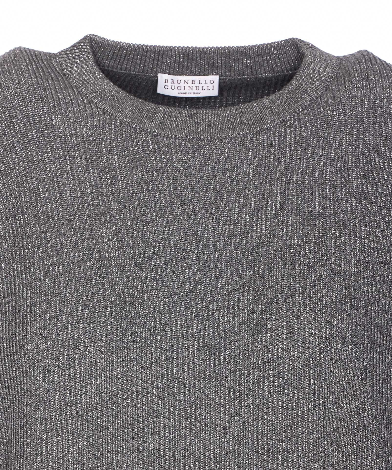 Brunello Cucinelli Sweaters Grey Cotton Viscose Polyamide