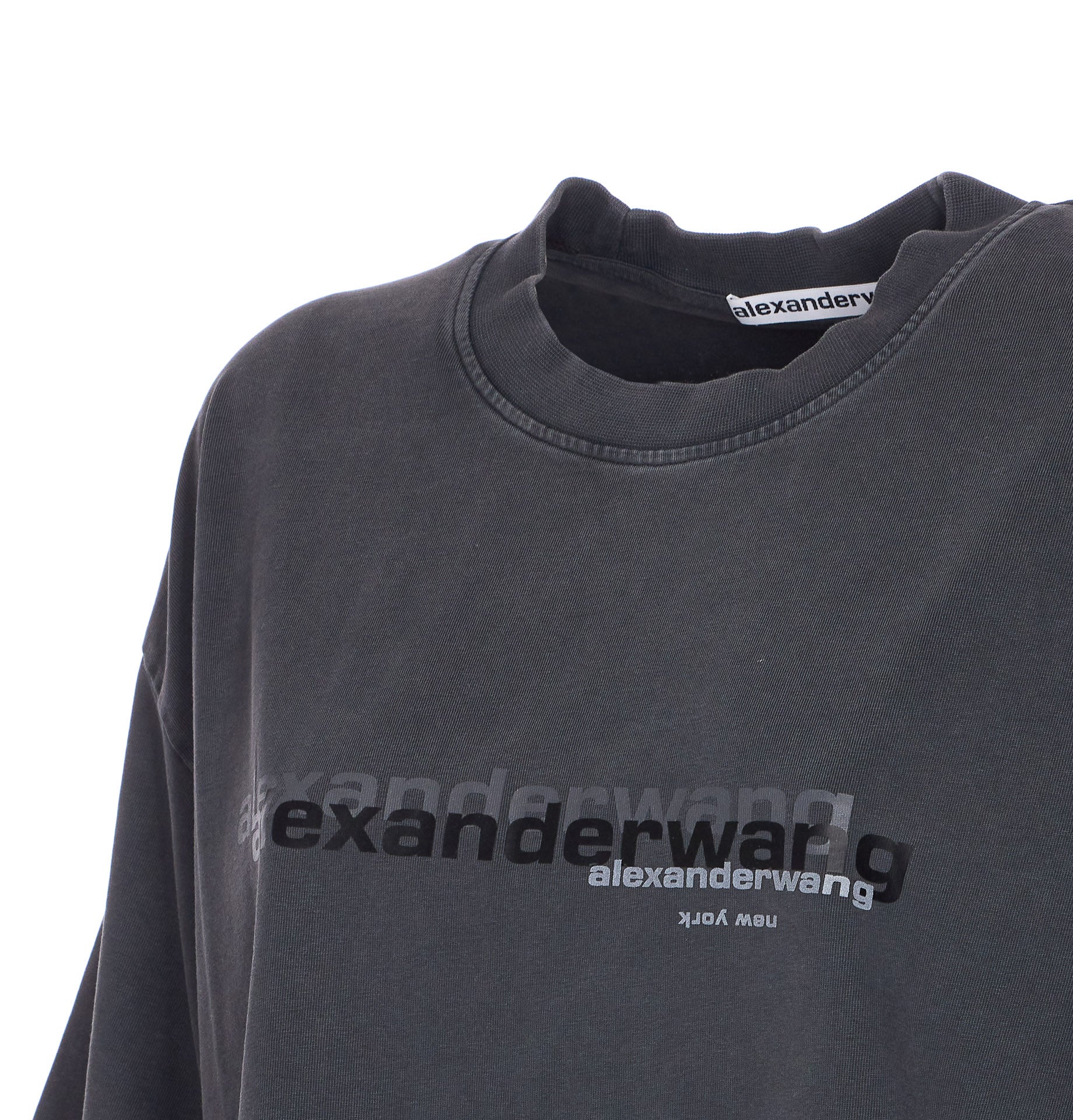 Alexander Wang T-Shirts And Polos Black Cotton