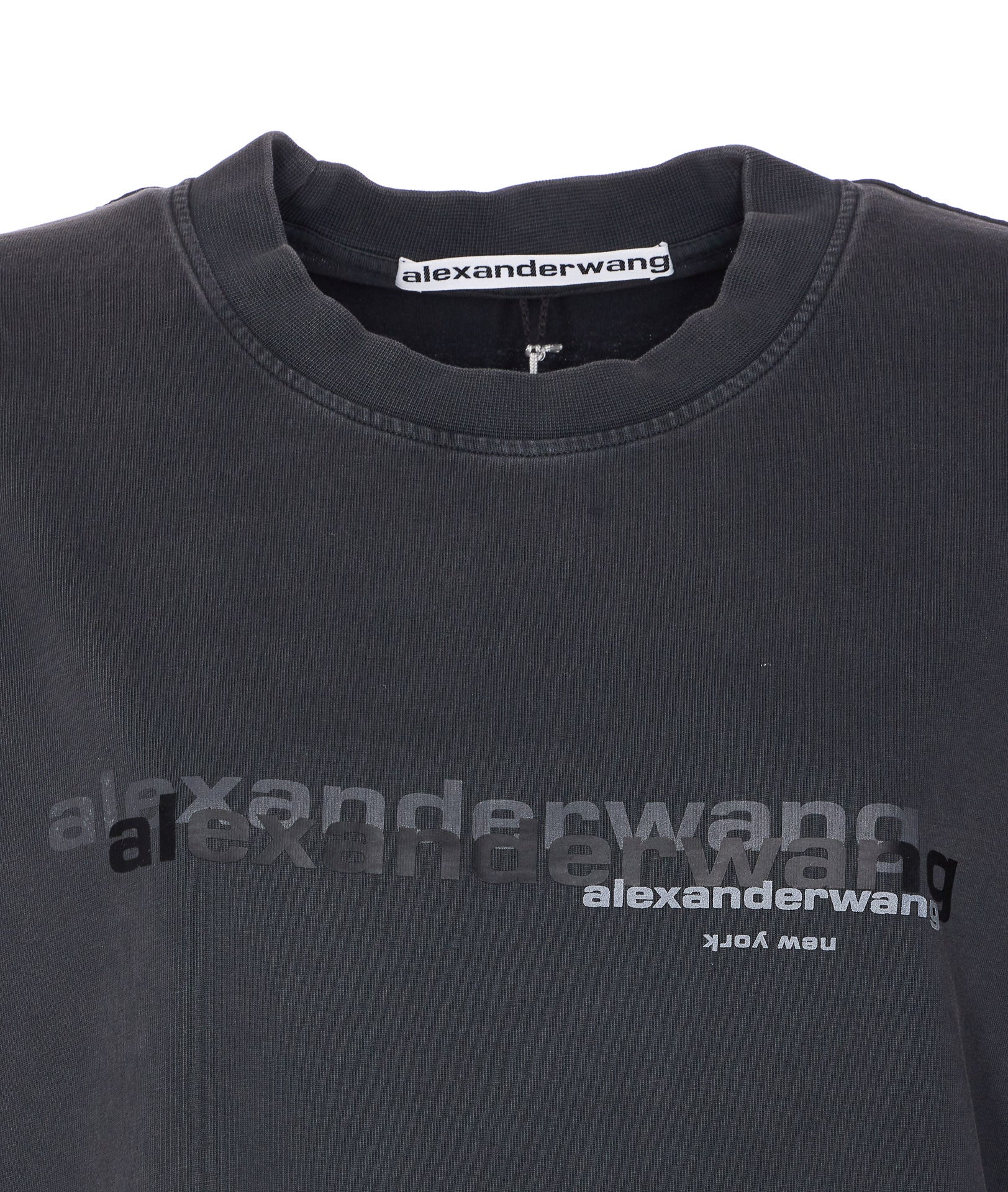 Alexander Wang T-Shirts And Polos Black Cotton