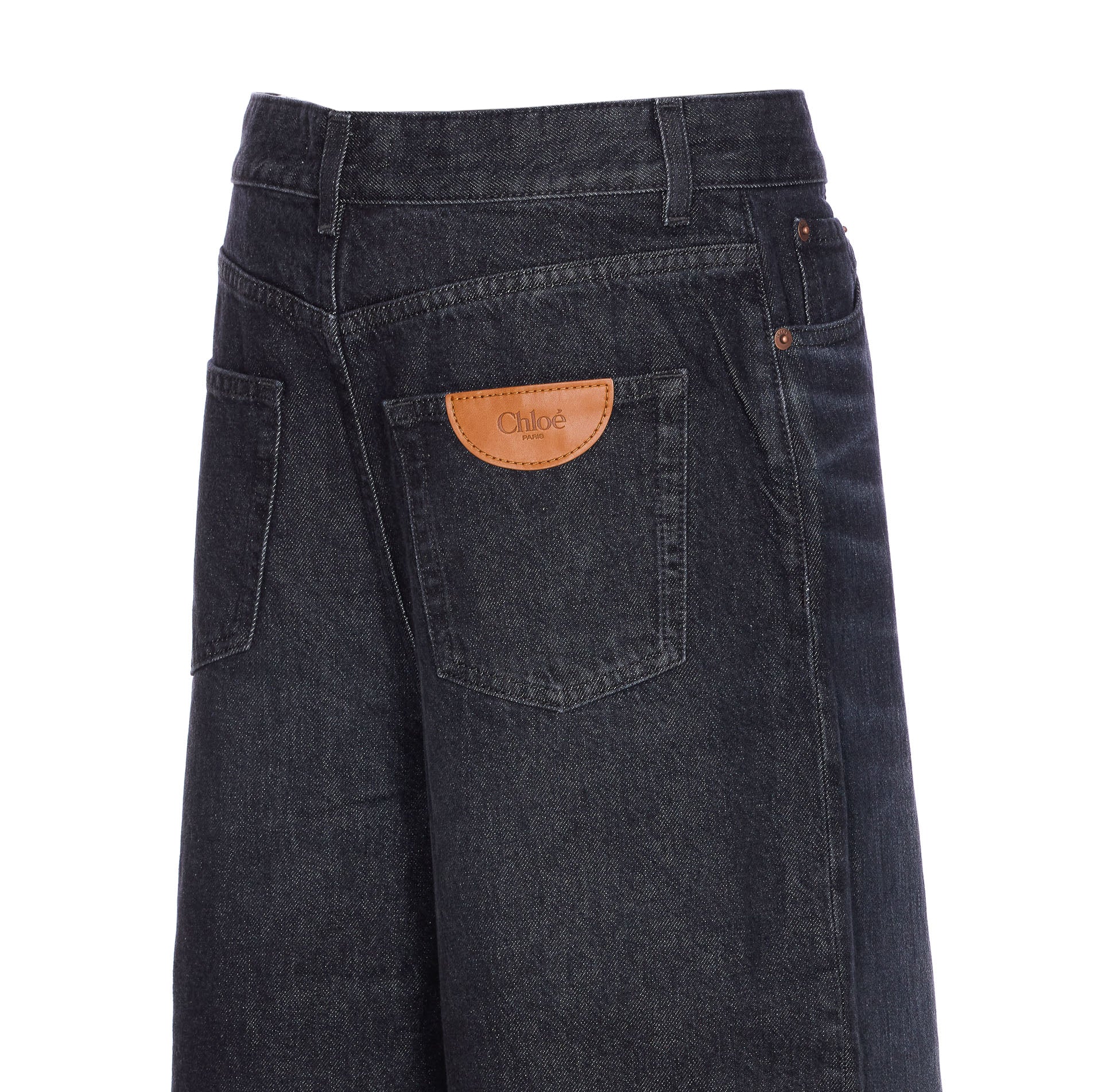 Chloè Jeans Black Cotton