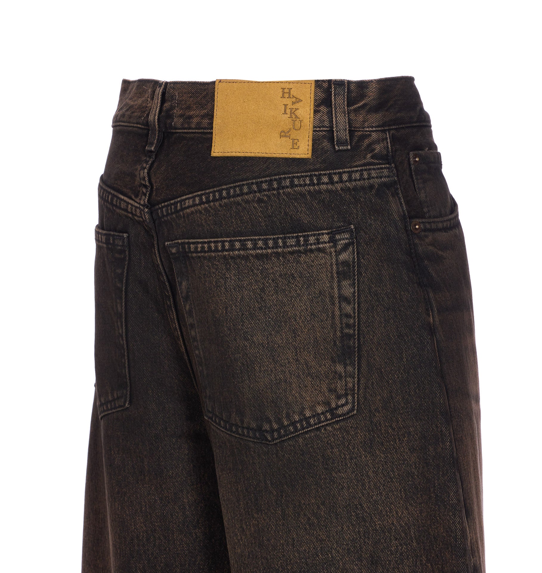 Haikure Jeans Brown Cotton