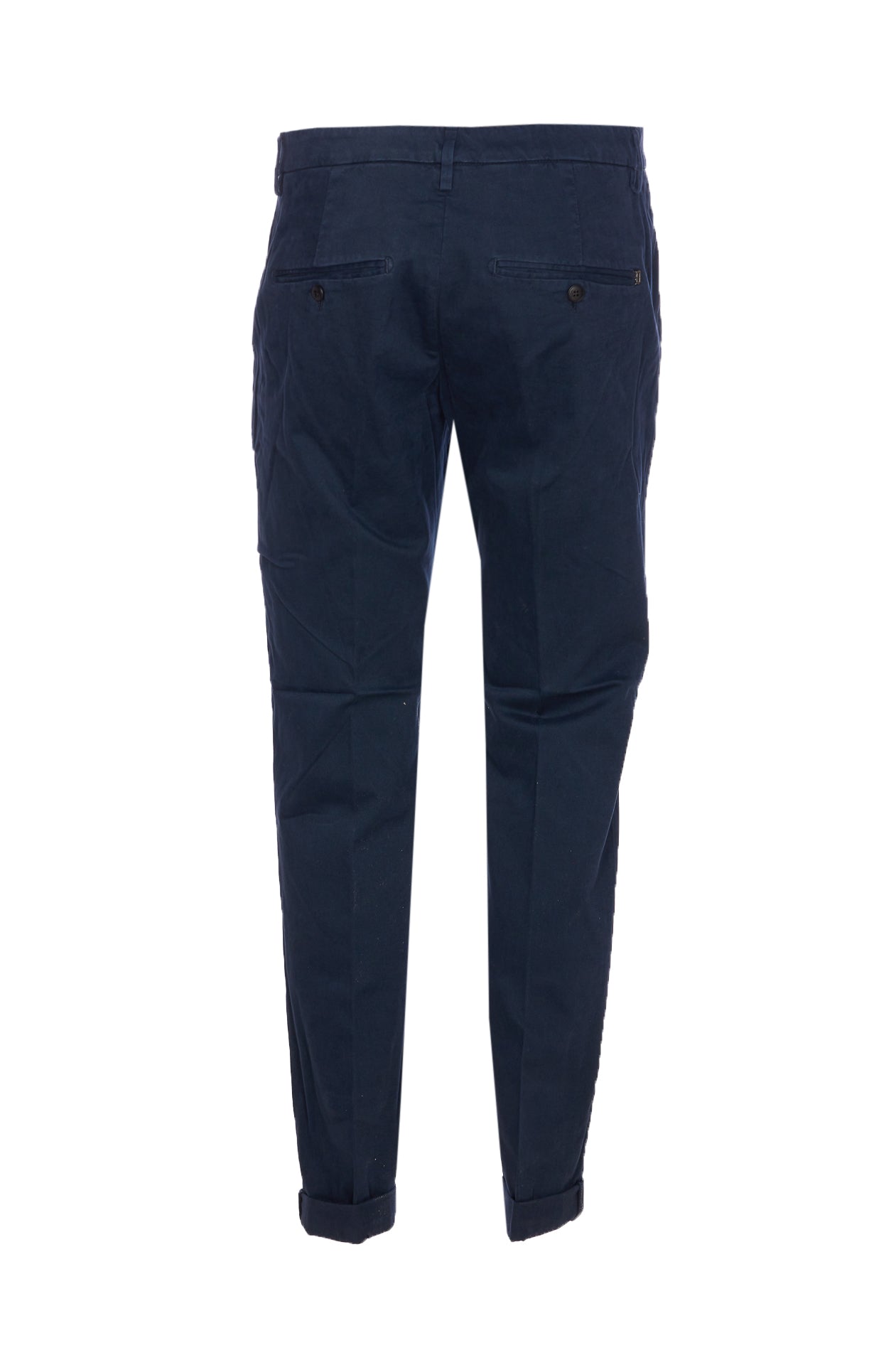 Dondup Trousers Blue Cotton