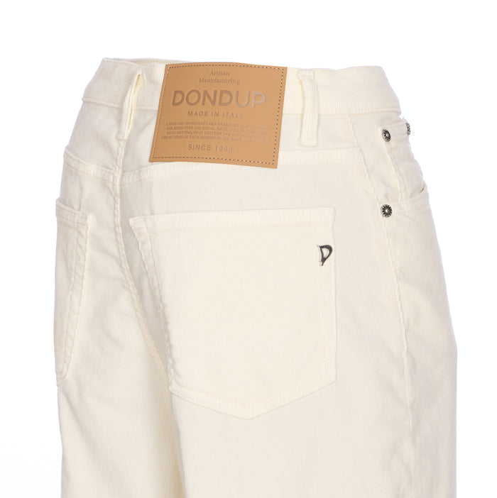 Dondup Jeans White Cotton