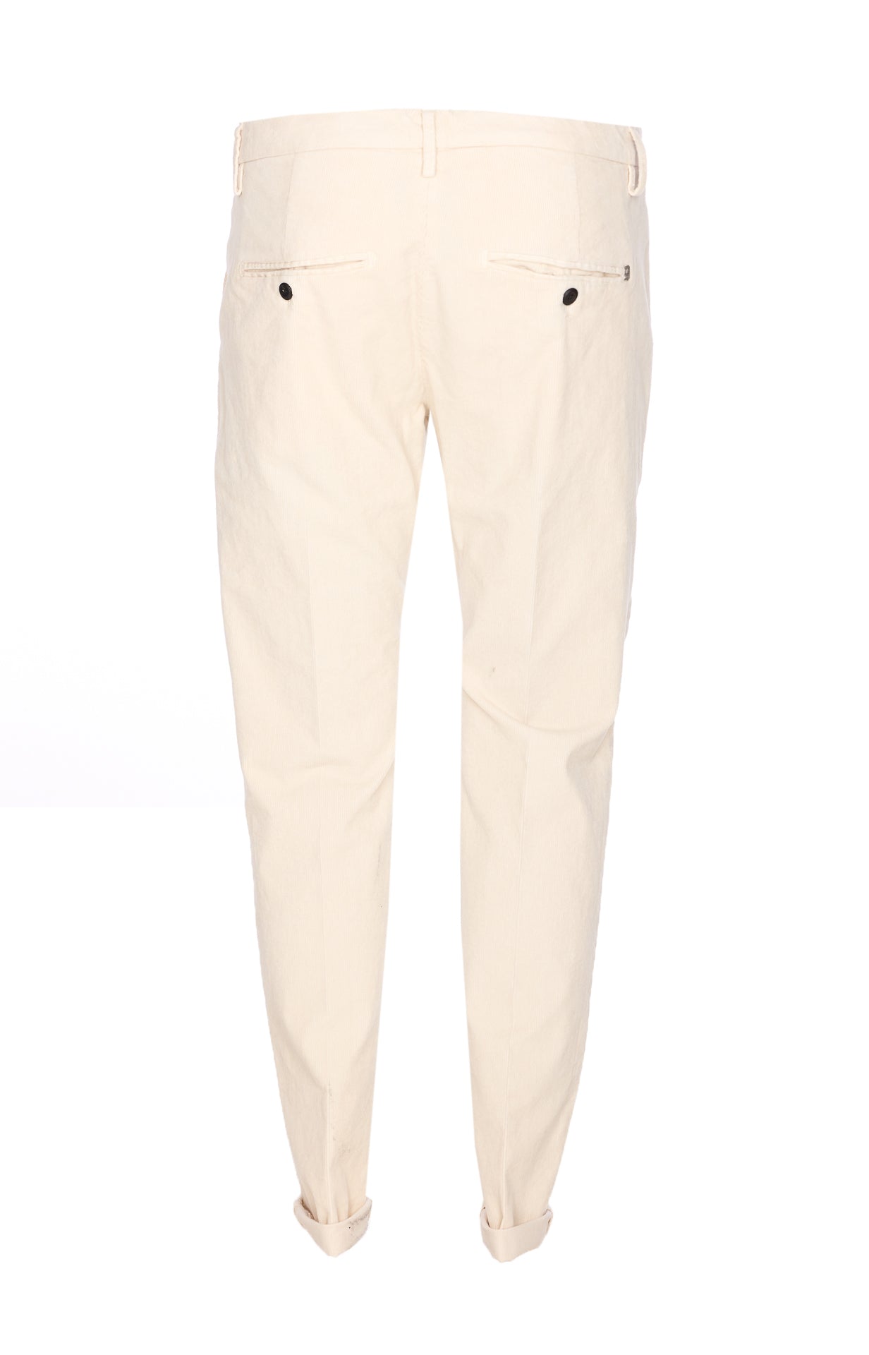 Dondup Trousers White Cotton