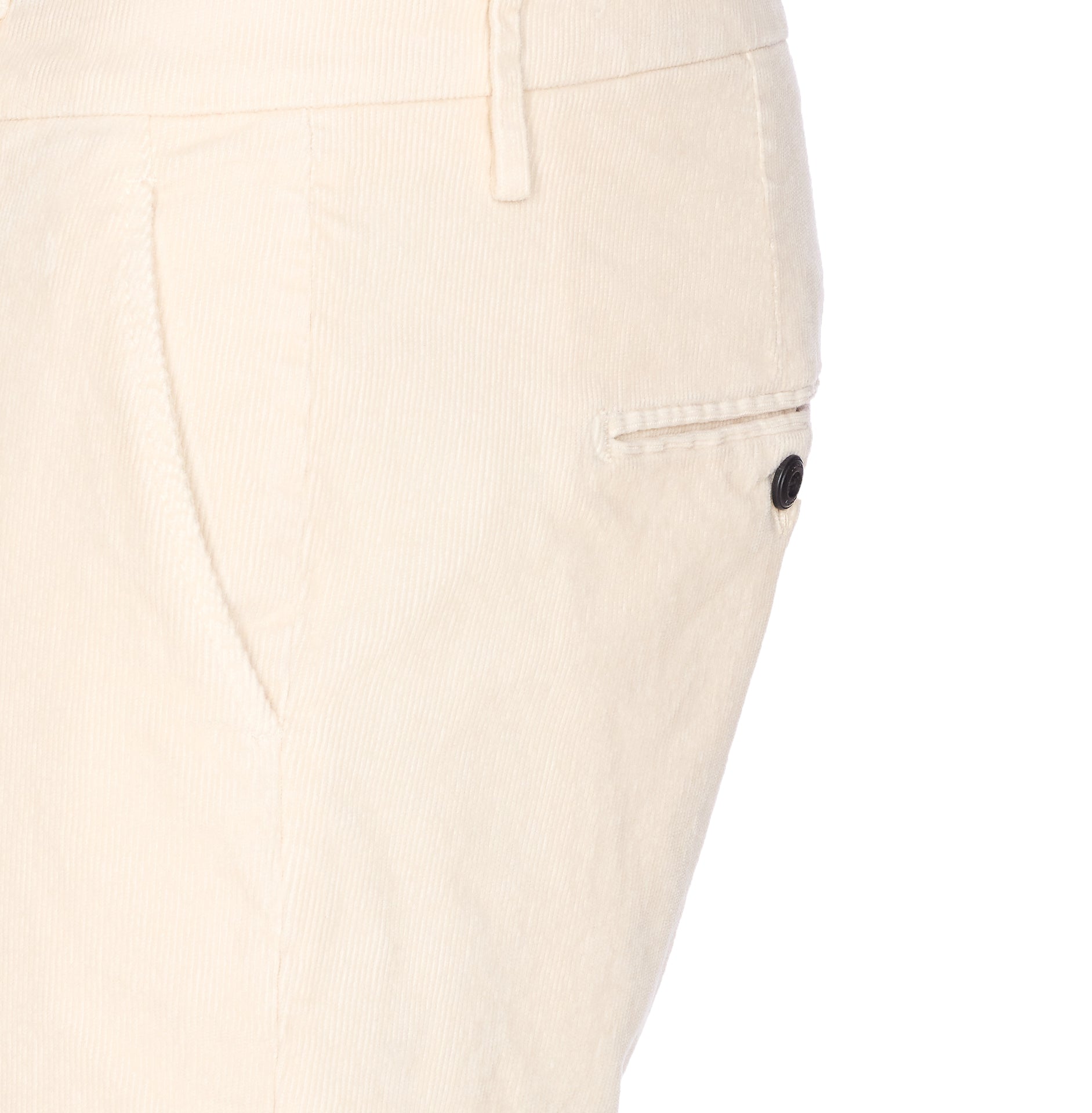 Dondup Trousers White Cotton