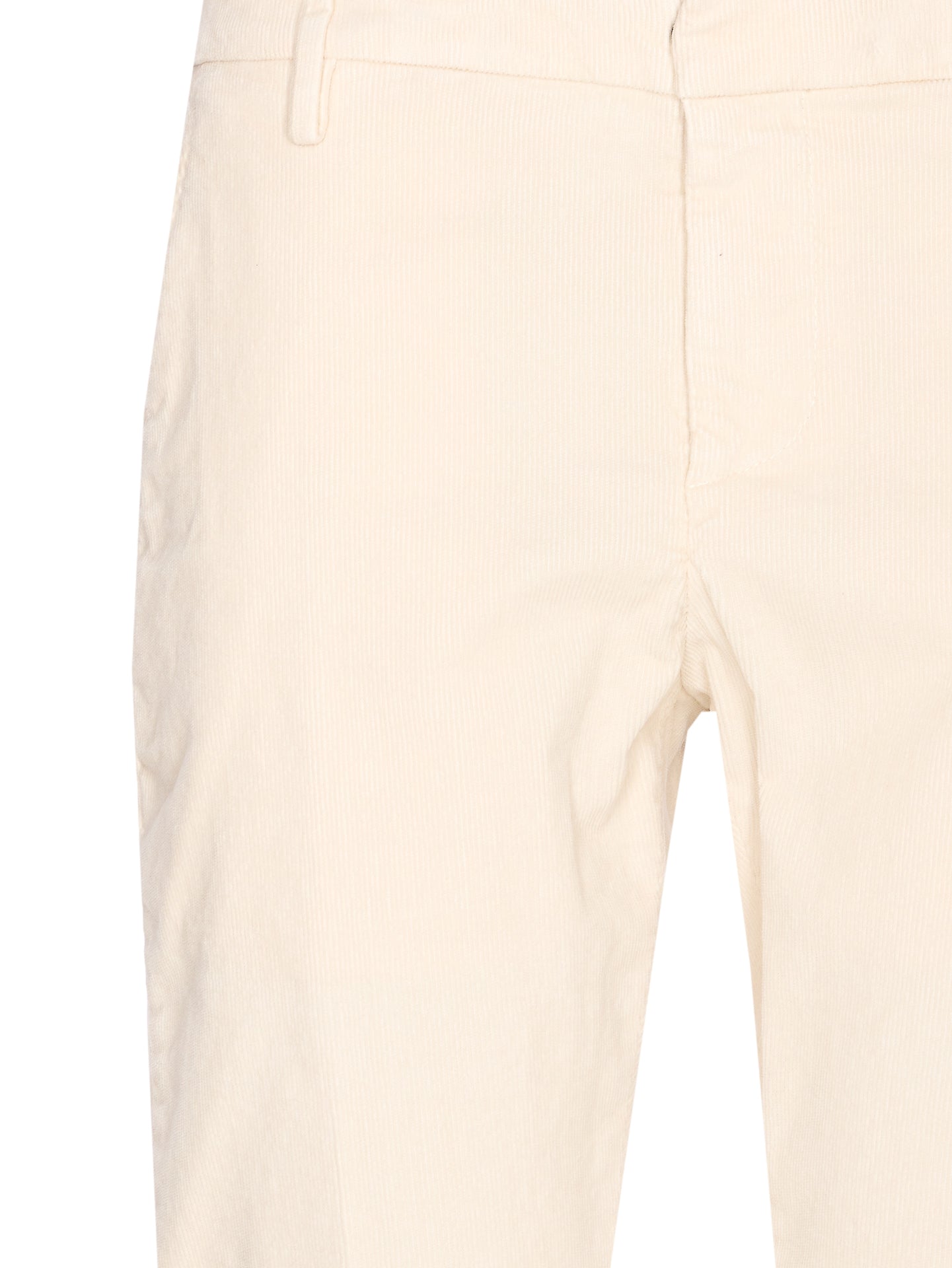 Dondup Trousers White Cotton