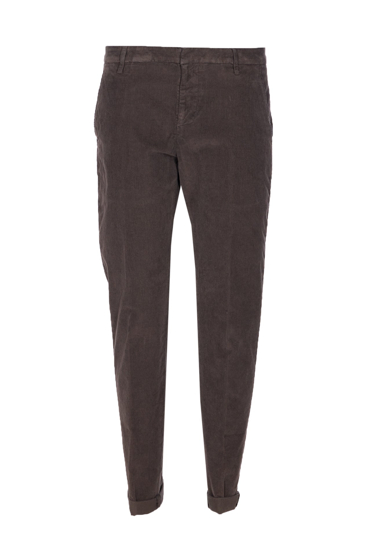 Dondup Trousers Brown Cotton