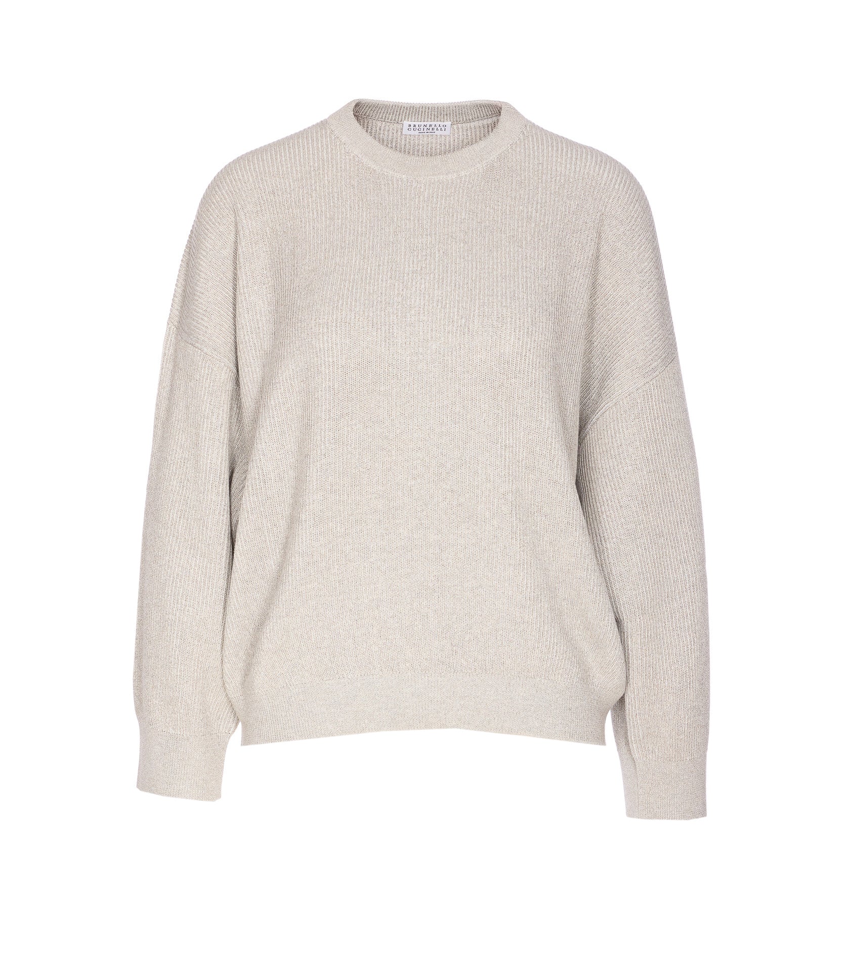 Brunello Cucinelli Sweaters Beige Cotton Viscose Polyamide