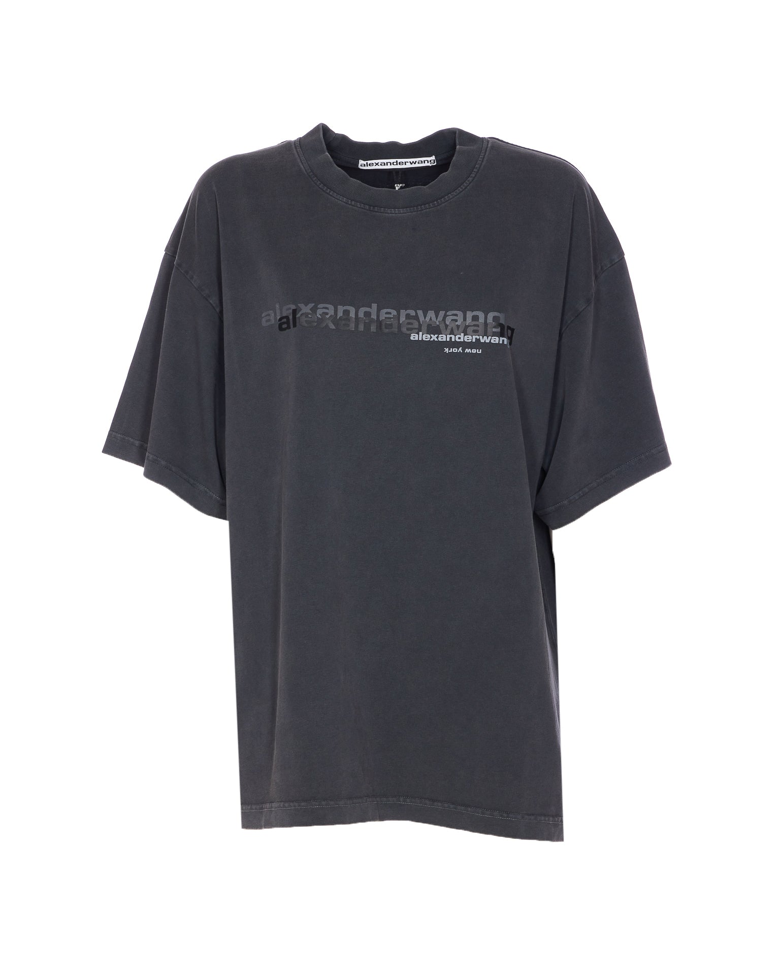 Alexander Wang T-Shirts And Polos Black Cotton