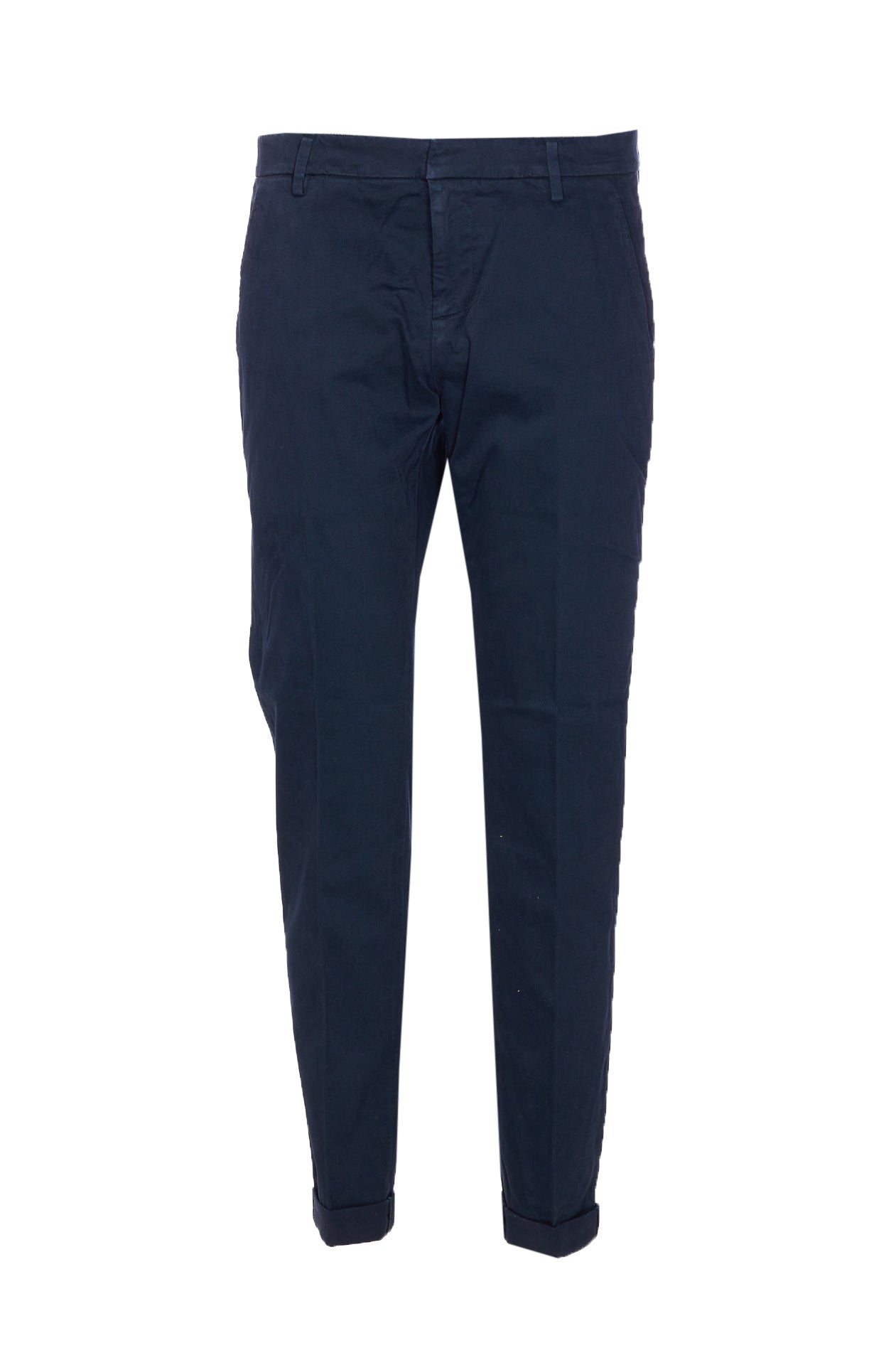 Dondup Trousers Blue Cotton