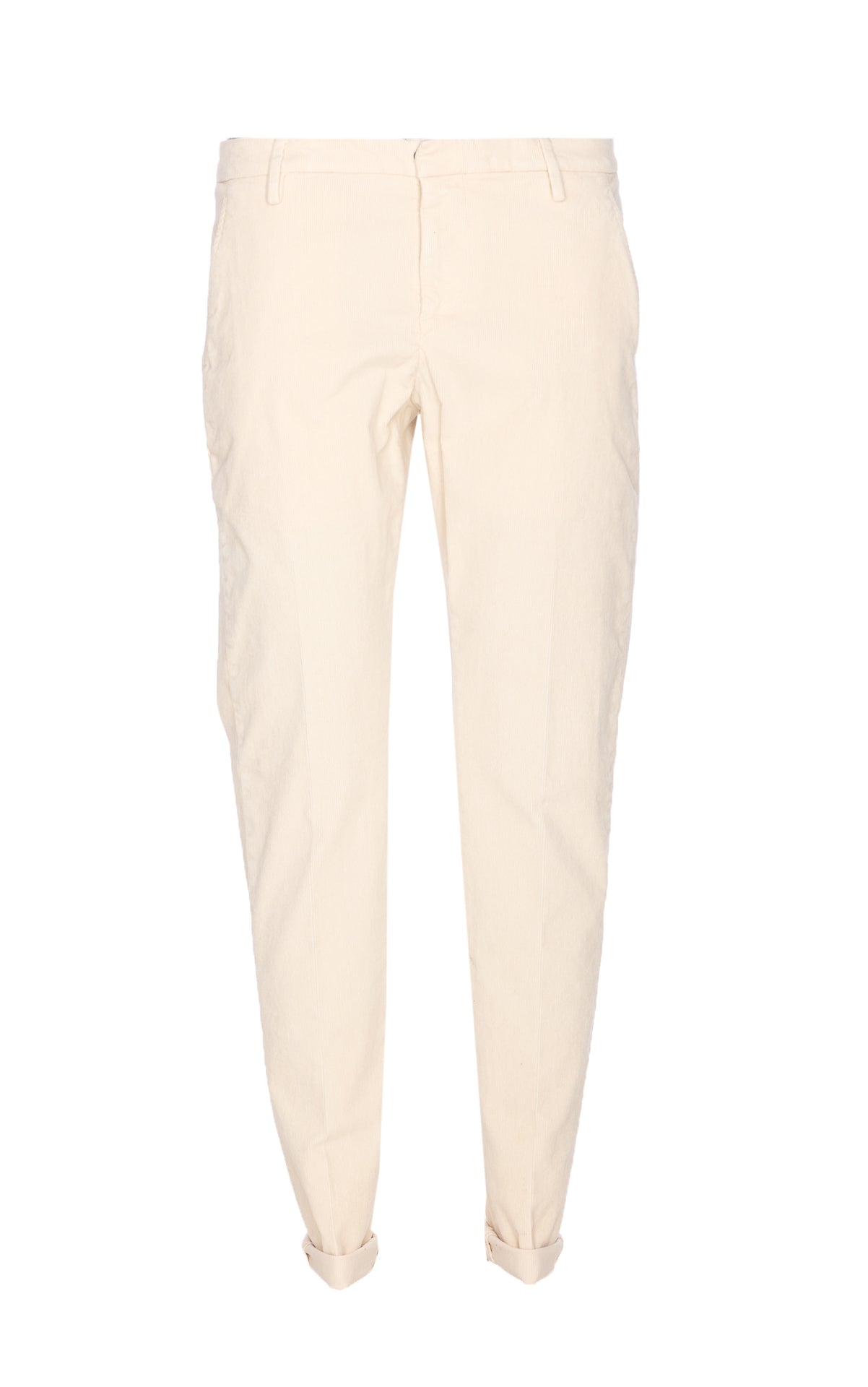 Dondup Trousers White Cotton