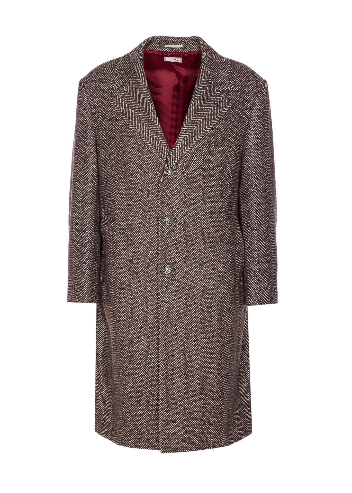 Brunello Cucinelli Coats Brown Cashmere