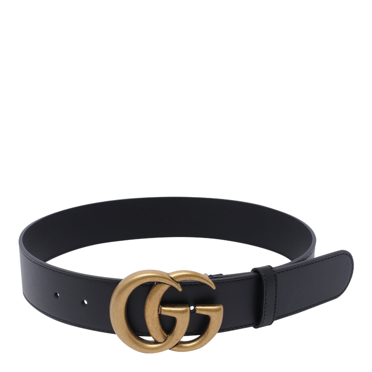 Gucci Belts Black Calf Leather / Metal