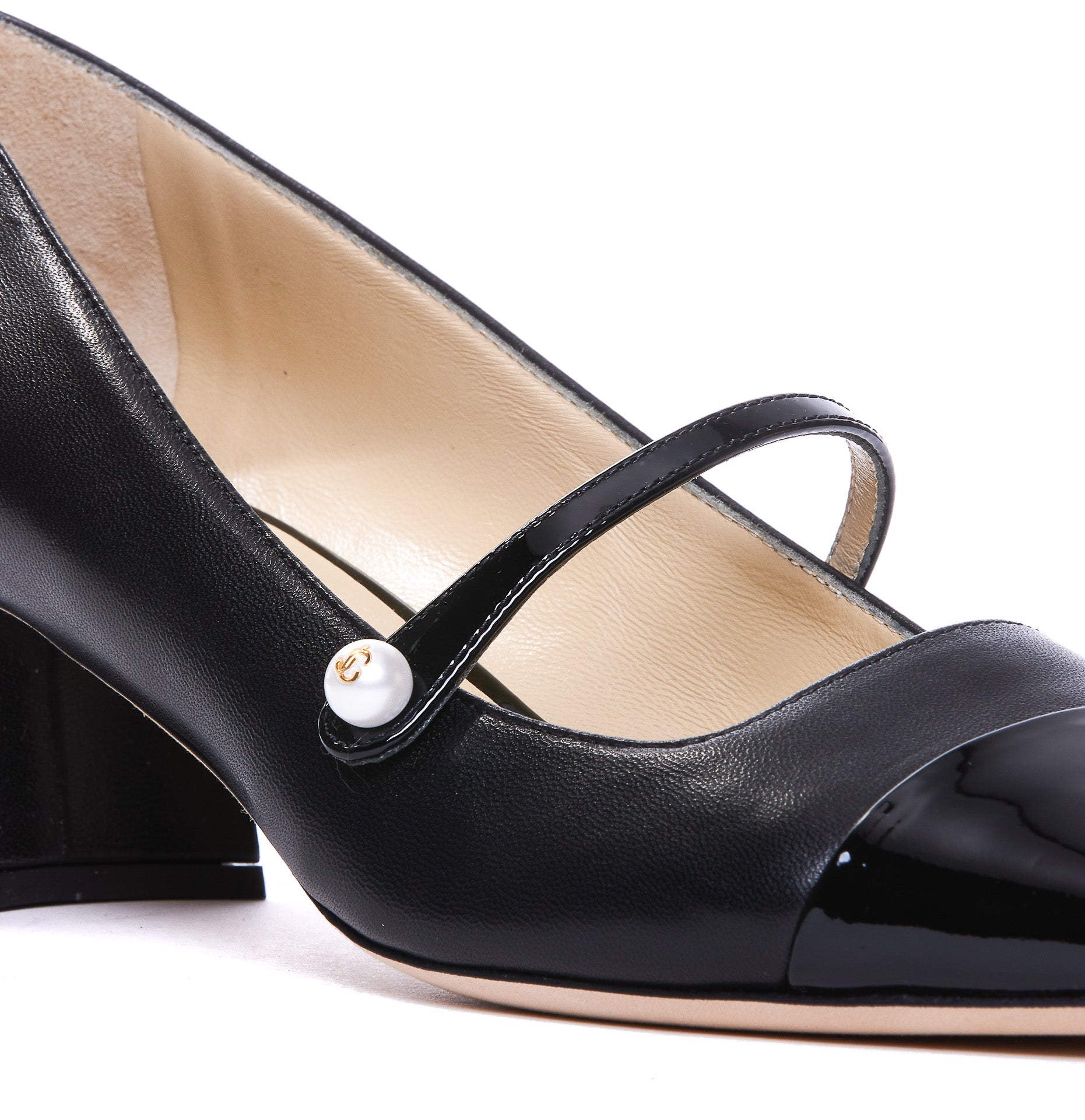 Jimmy Choo With Heel Black Leather