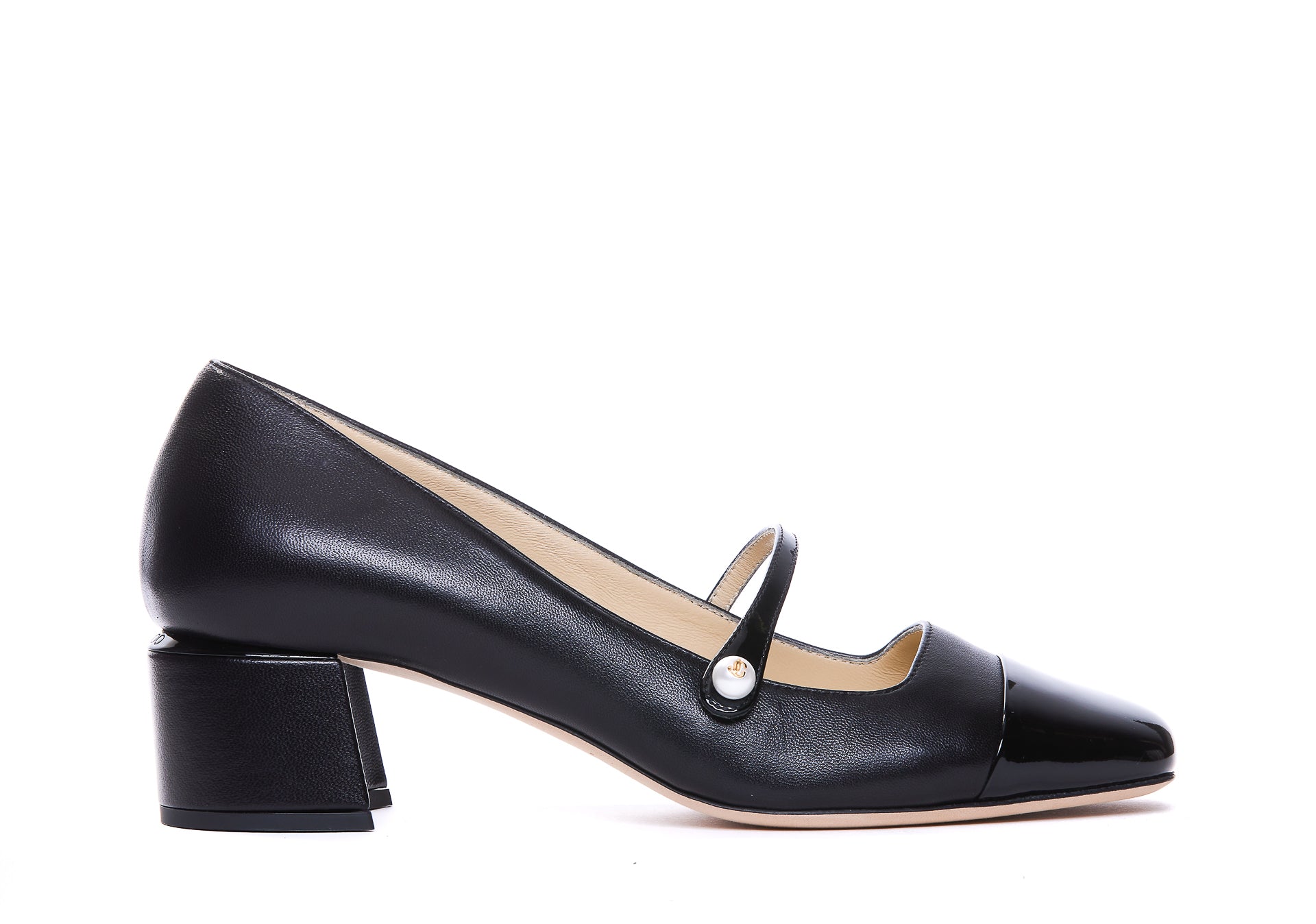 Jimmy Choo With Heel Black Leather