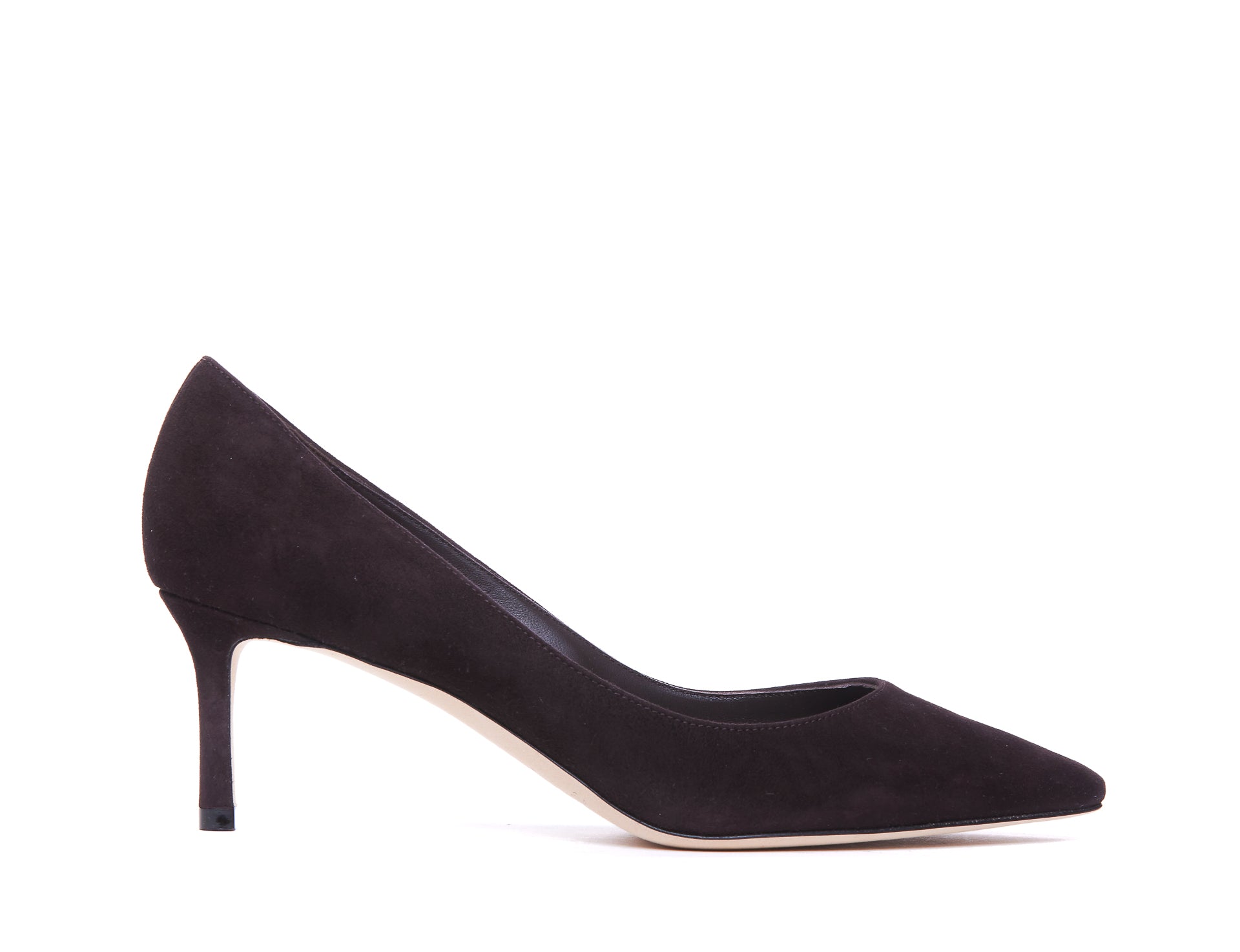 Jimmy Choo With Heel Brown Suede/leather Sole