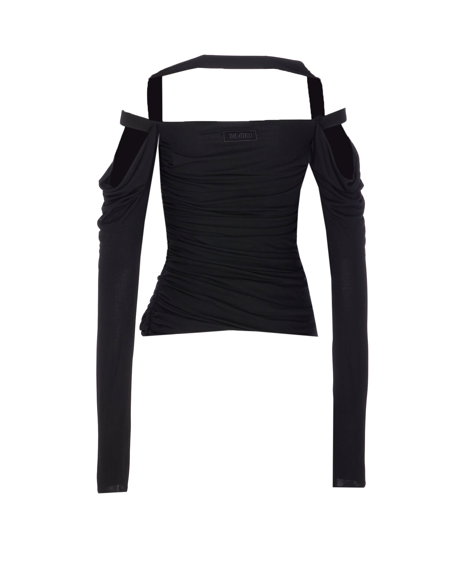 The Attico Top Black Viscose