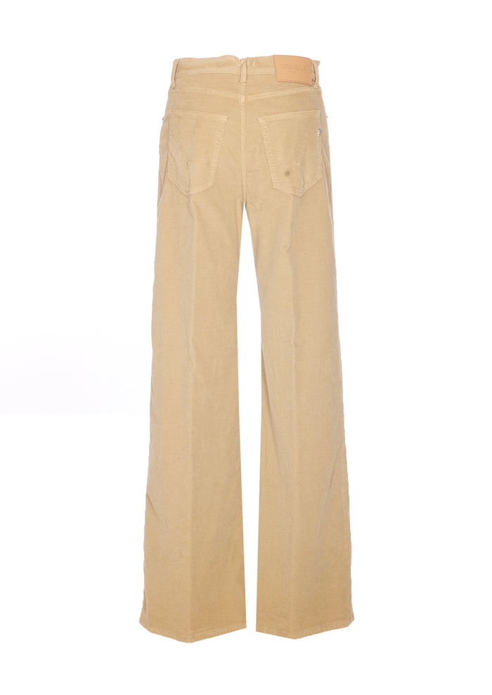 Dondup Trousers Beige Cotton