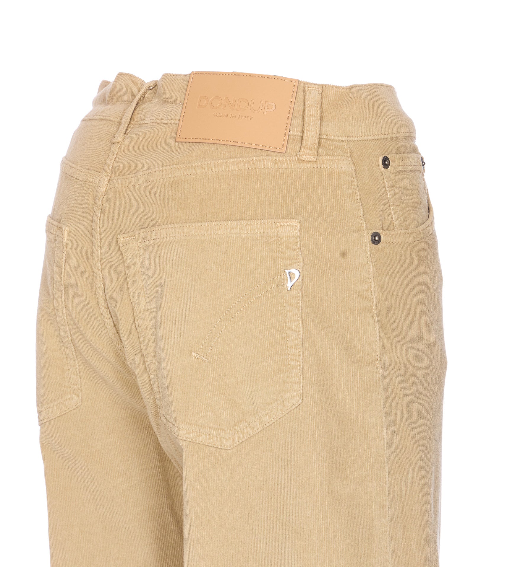 Dondup Trousers Beige Cotton