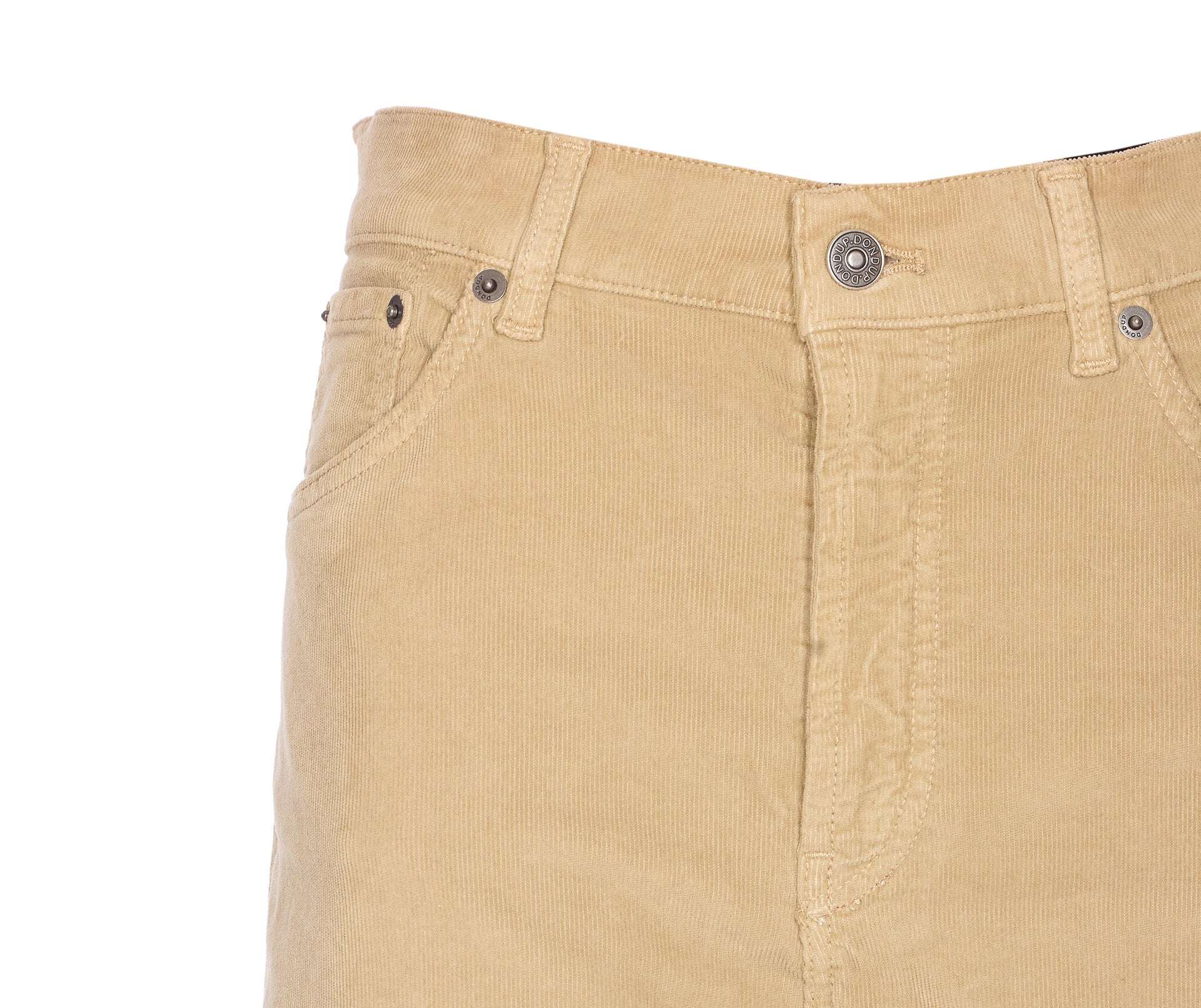 Dondup Trousers Beige Cotton