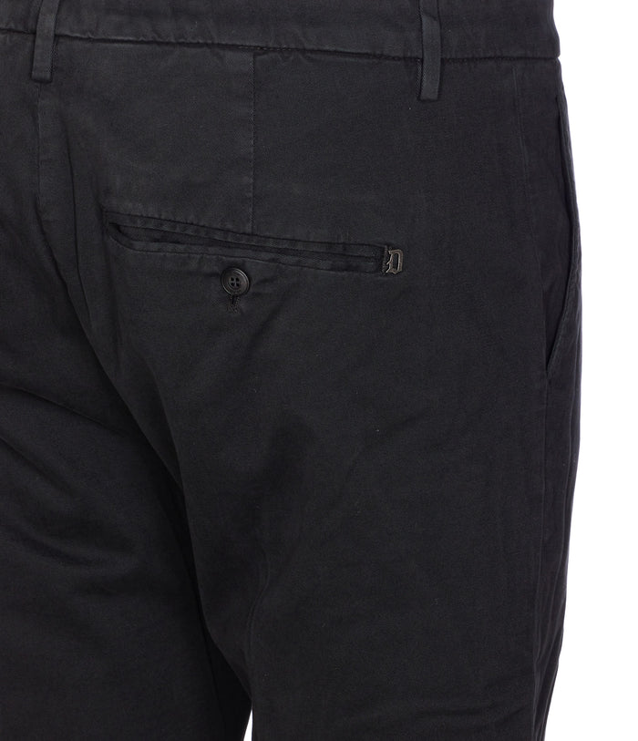Dondup Trousers Black Cotton