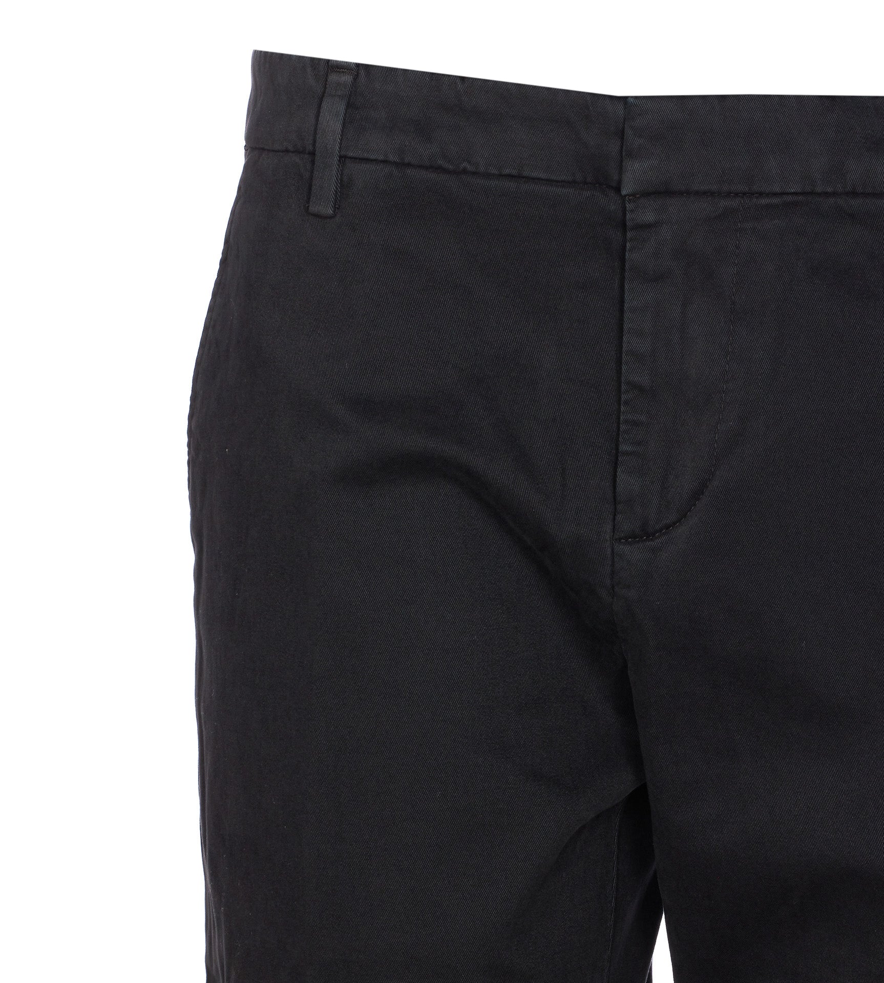 Dondup Trousers Black Cotton