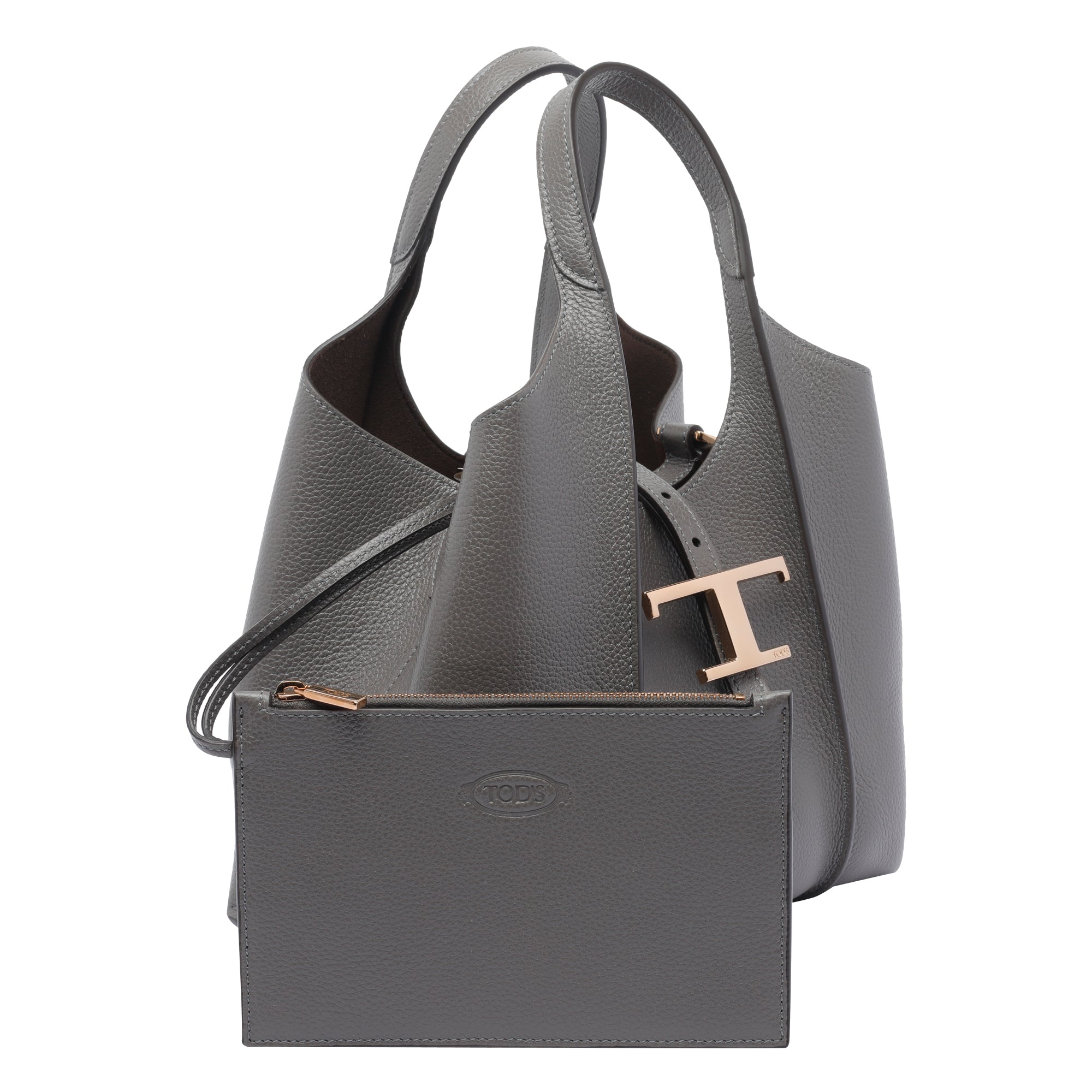 Tods Bags Grey Calf Leather