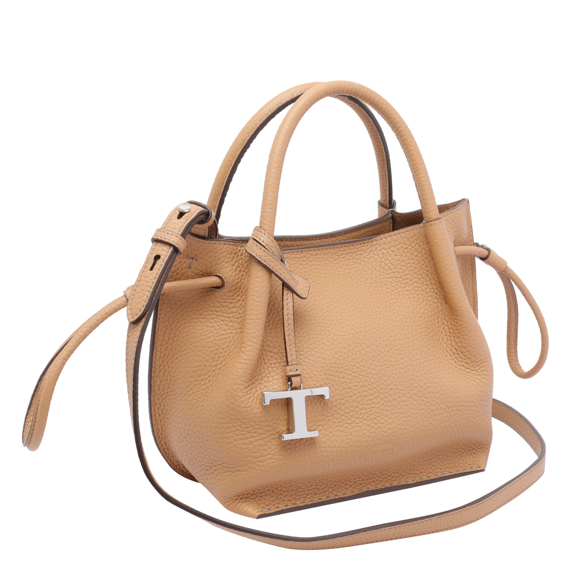 Tods Bags Beige Calf Leather
