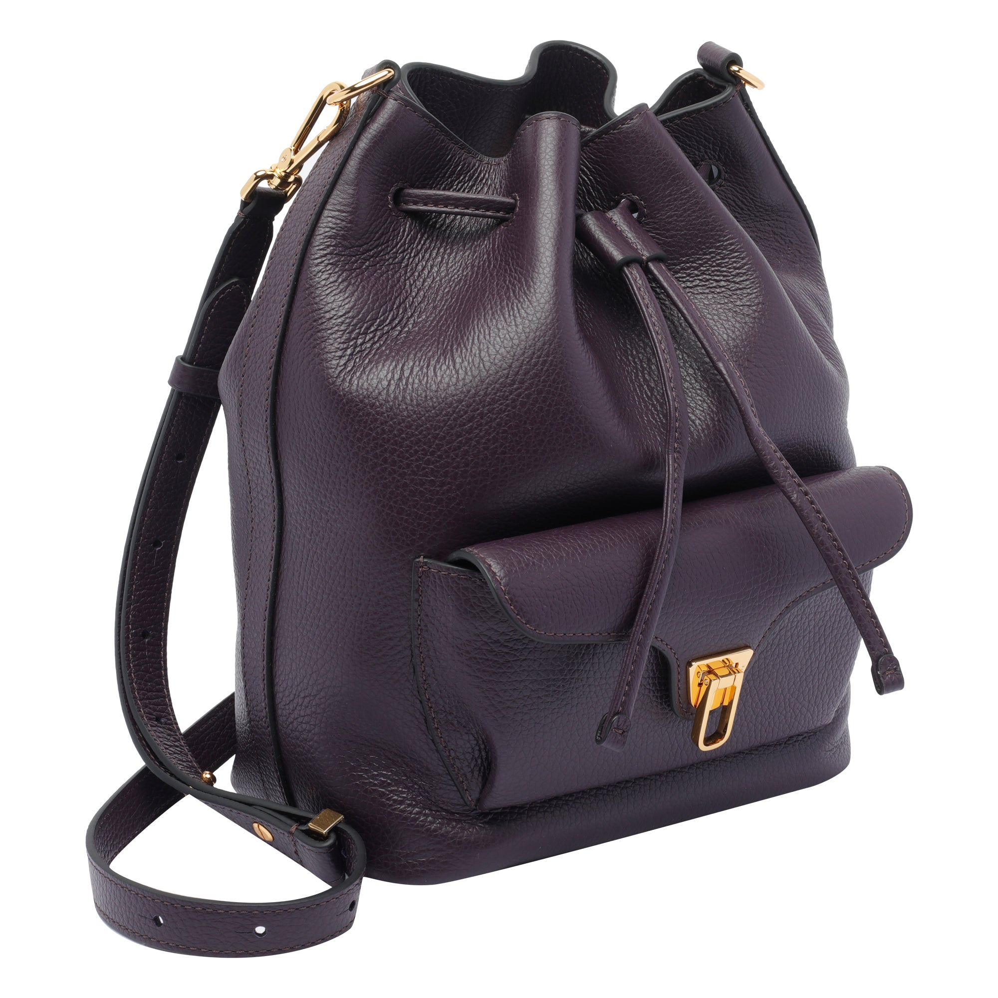Coccinelle Bags Purple Calf Leather