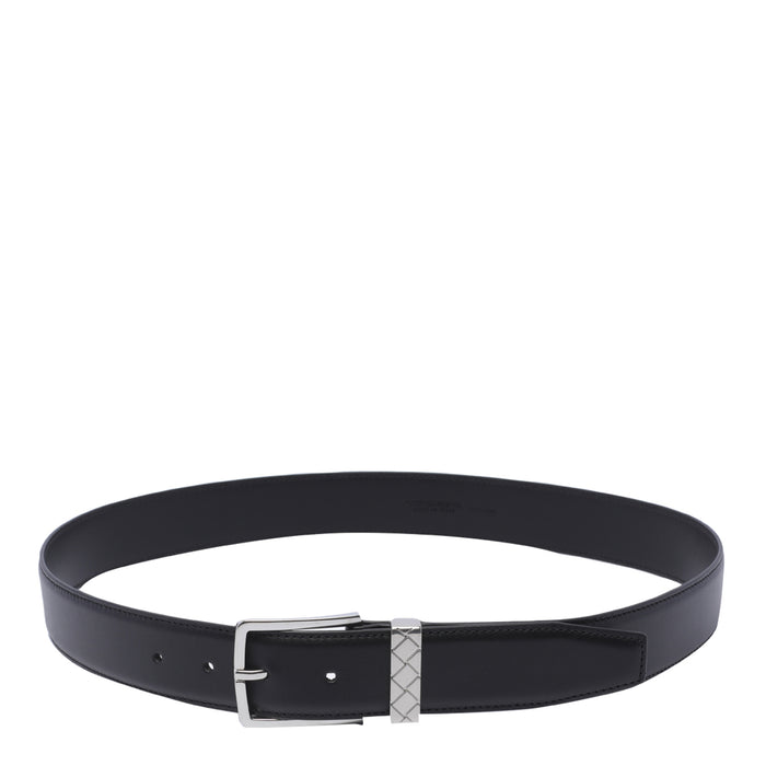 Bottega Veneta Belts Black Calf Leather