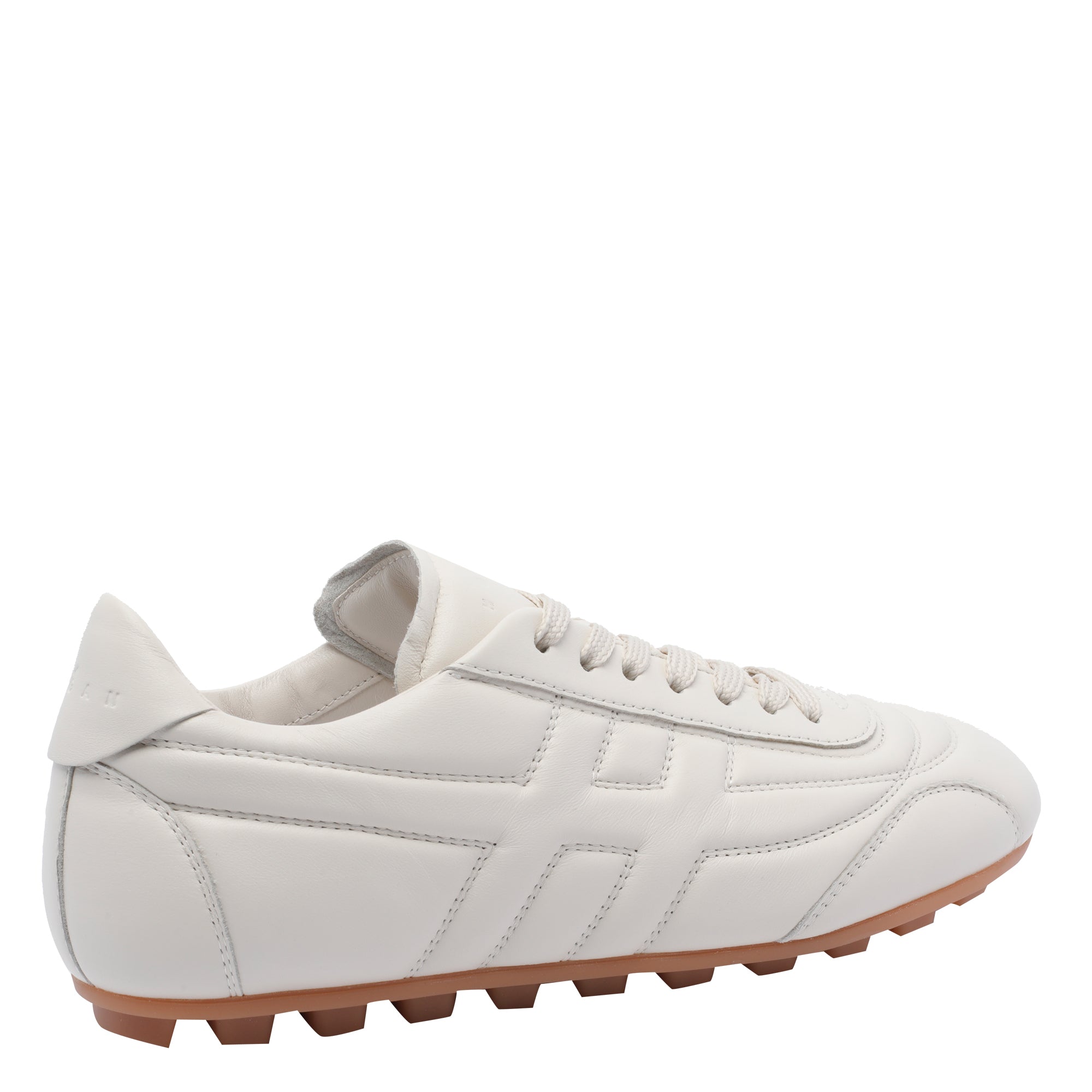 Hogan Sneakers White Leather Rubber Sole