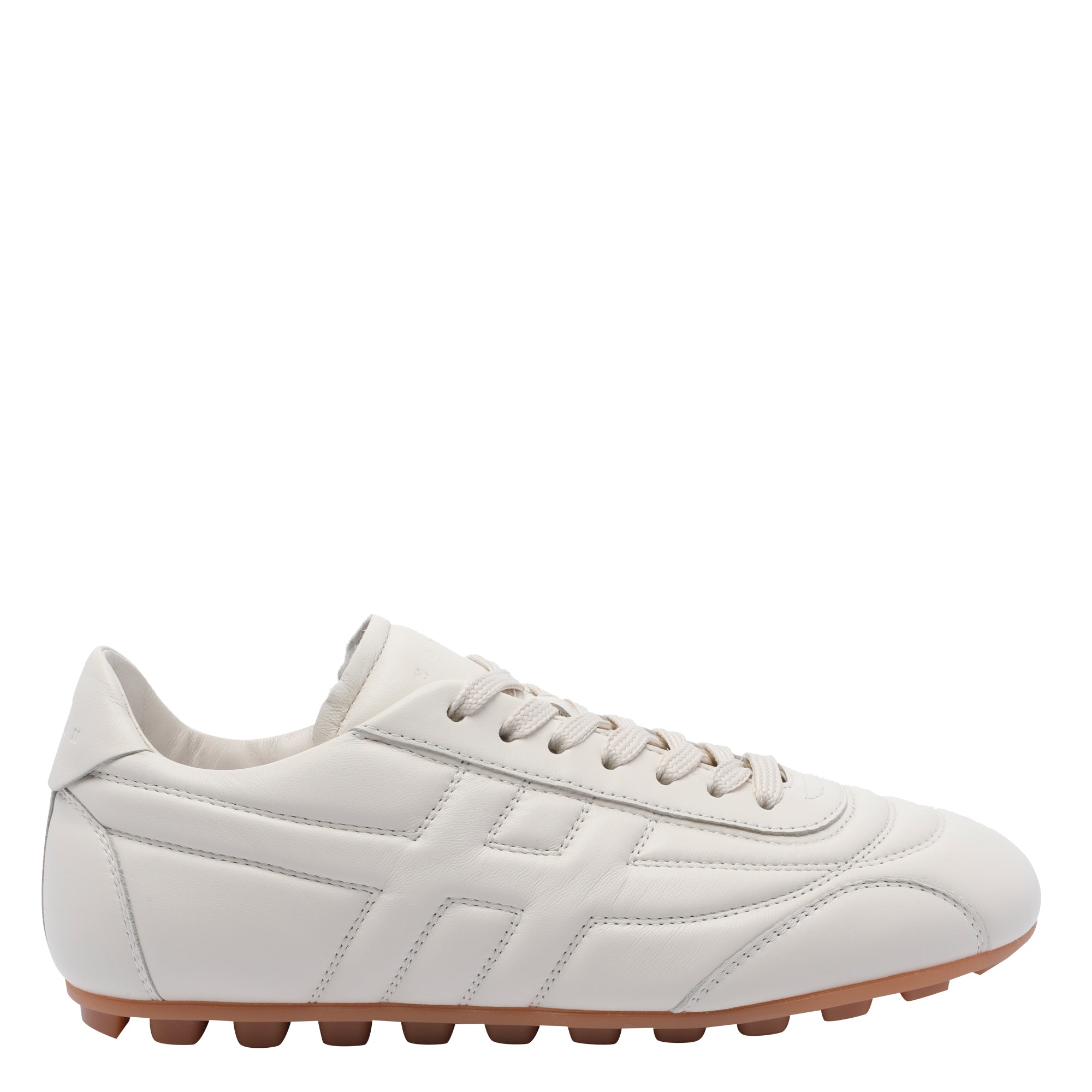 Hogan Sneakers White Leather Rubber Sole
