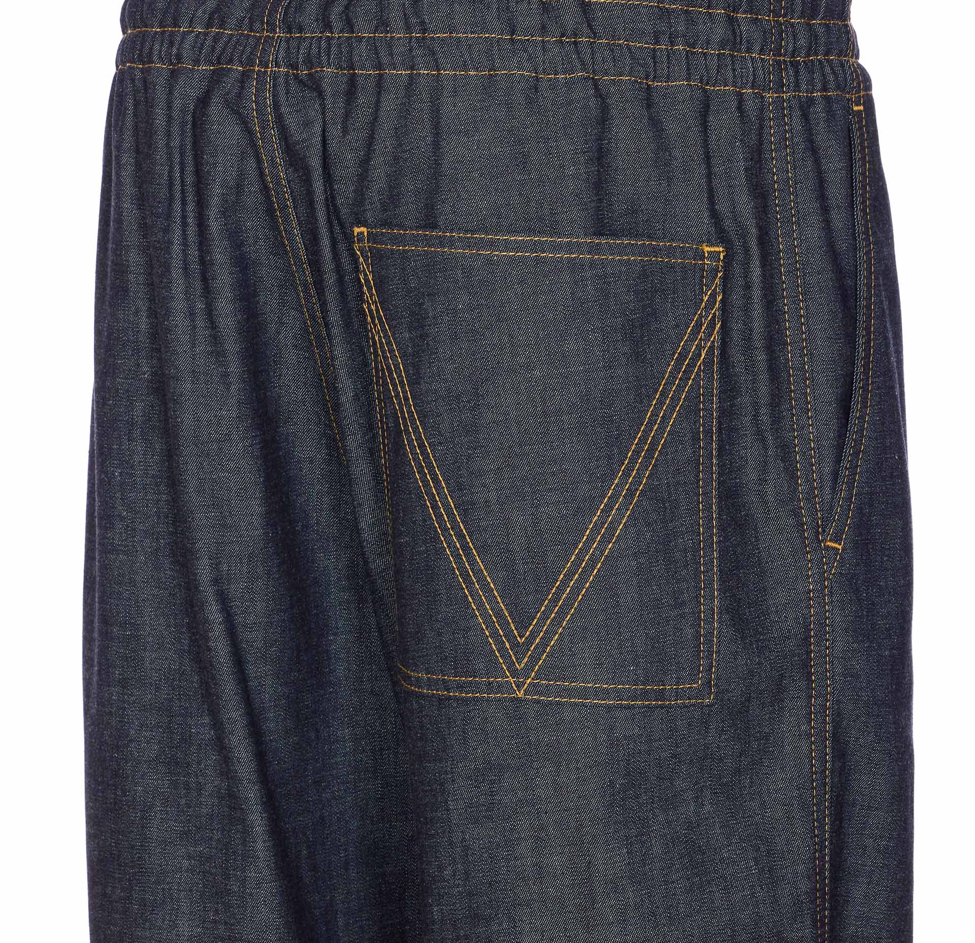 Bottega Veneta Trousers Blue Cotton