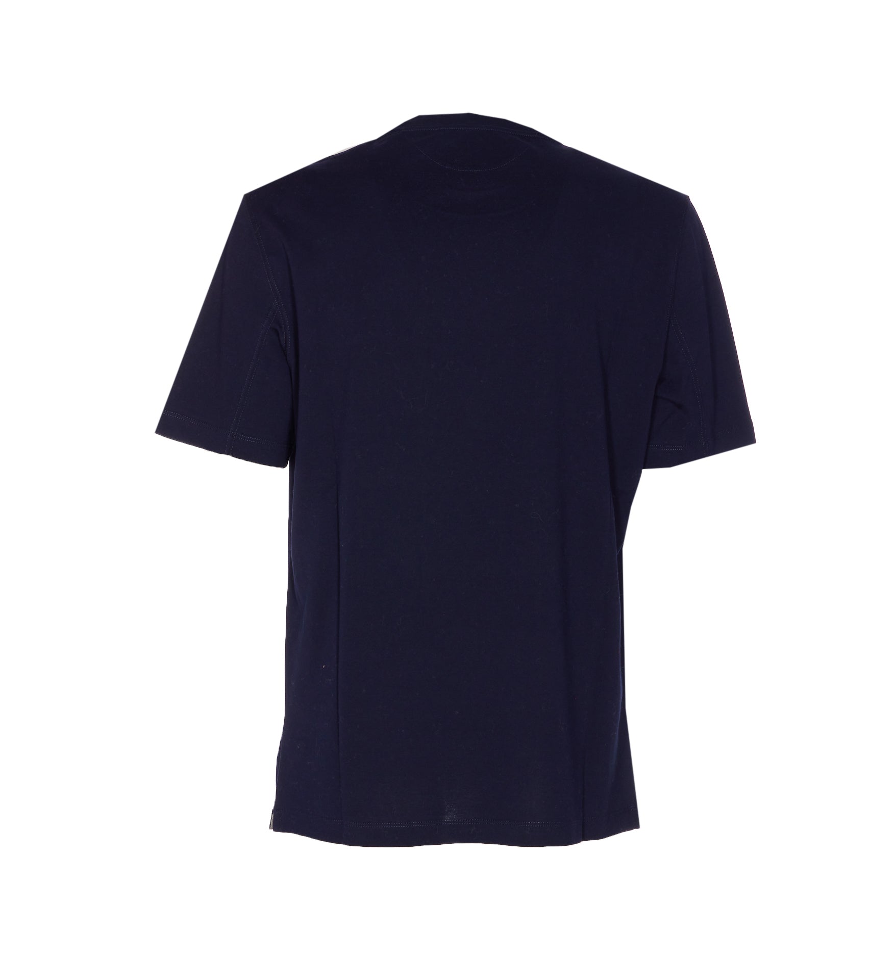 Brunello Cucinelli T-Shirts And Polos Blue Cotton