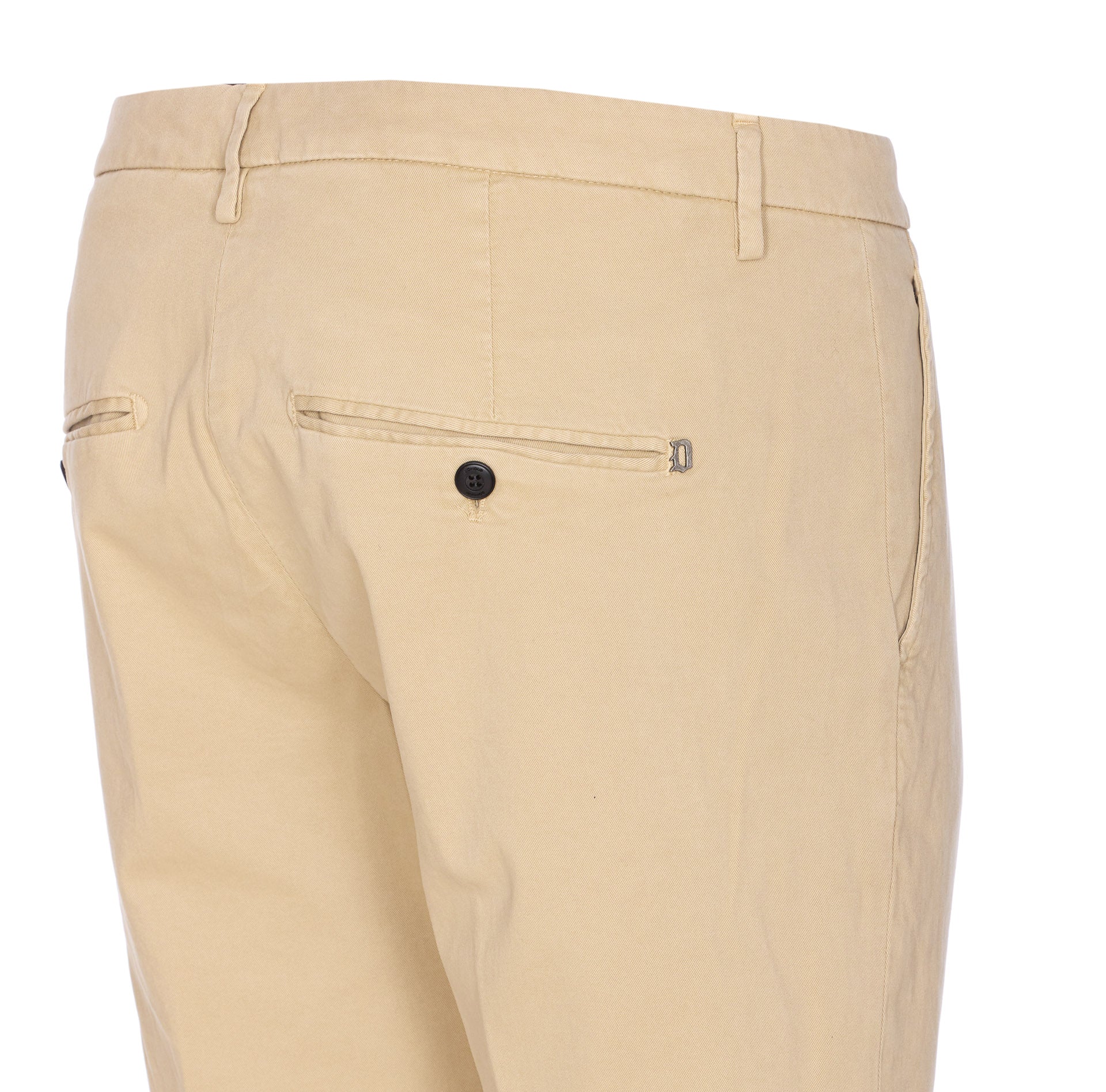Dondup Trousers Beige Cotton