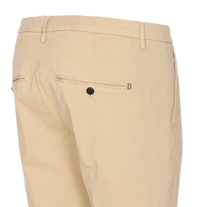 Dondup Trousers Beige Cotton
