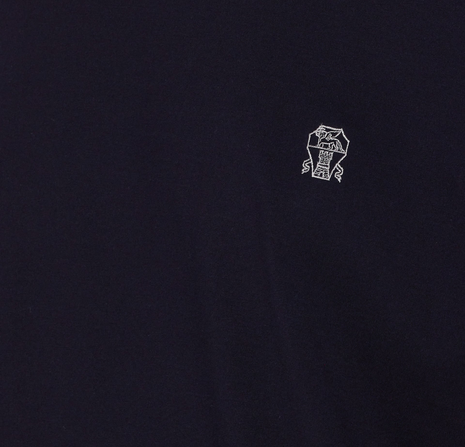 Brunello Cucinelli T-Shirts And Polos Blue Cotone