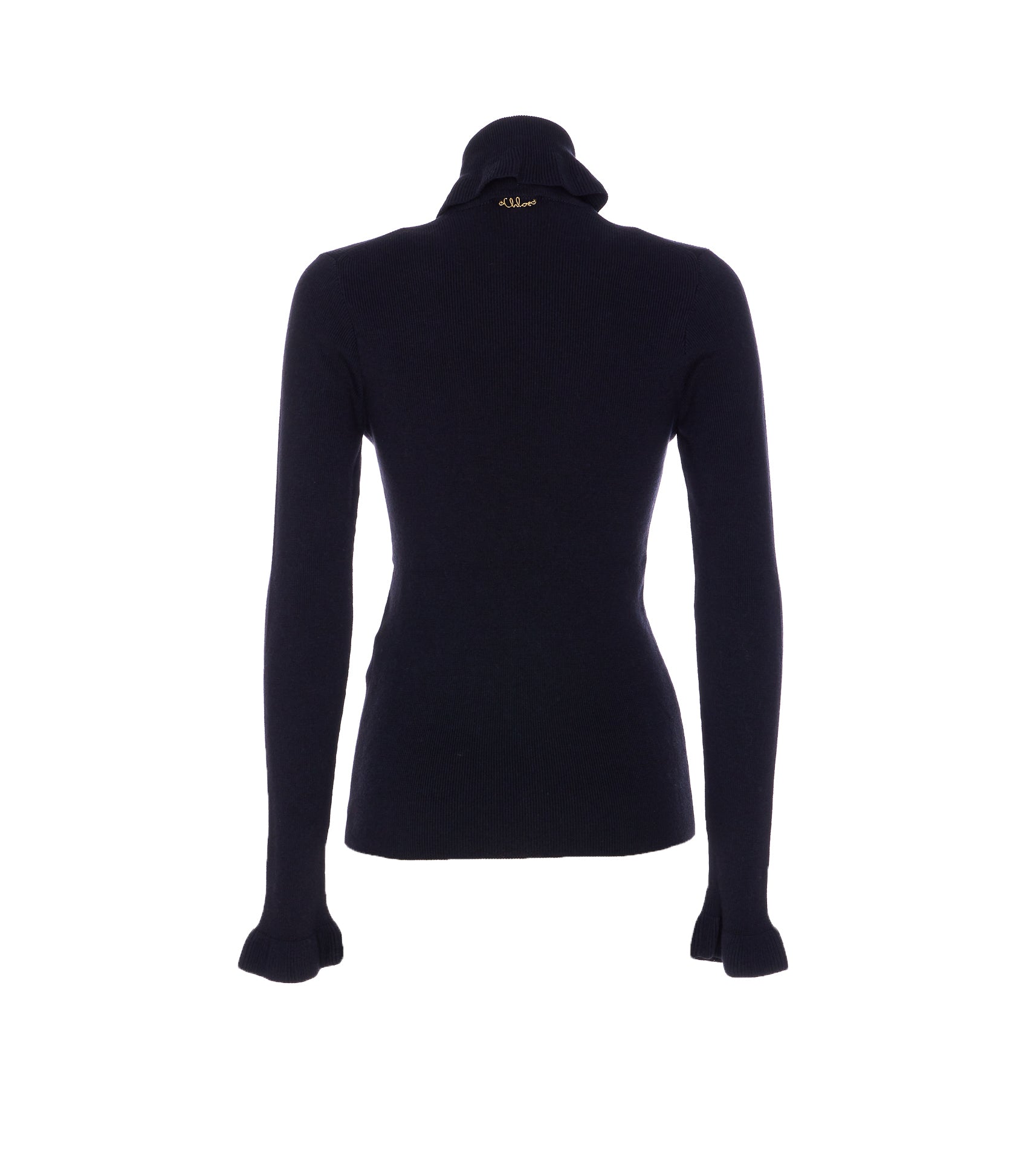Chloè Sweaters Blue Cotton