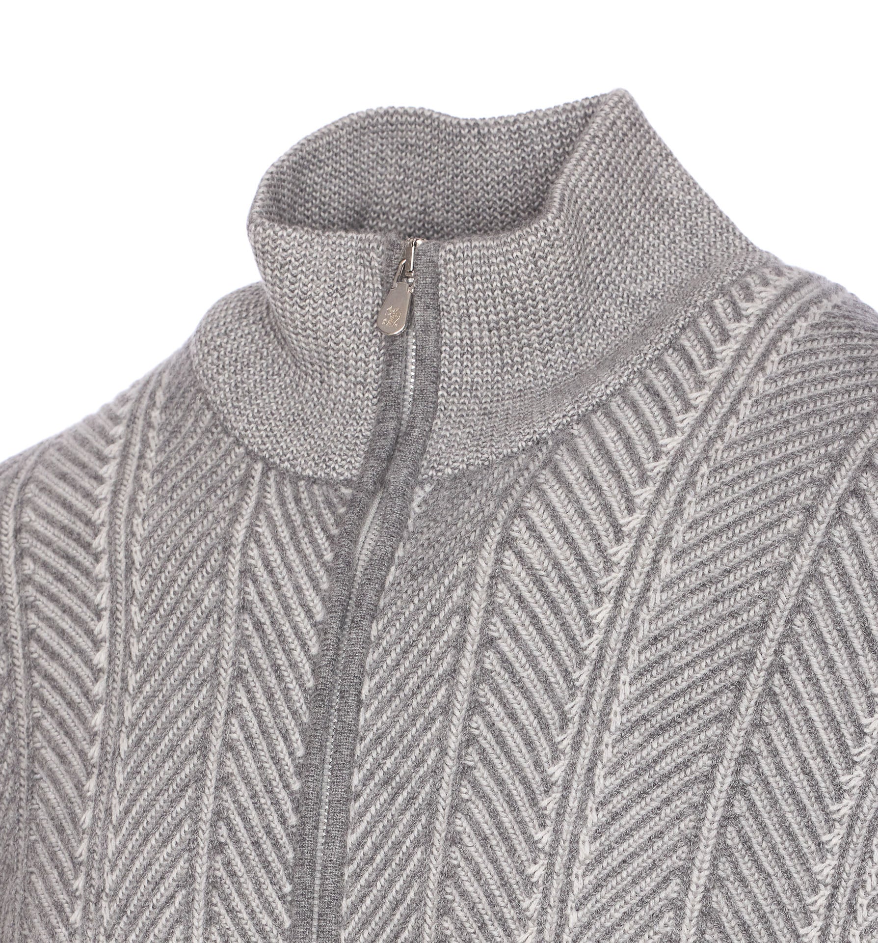 Brunello Cucinelli Sweaters Grey Cashmere