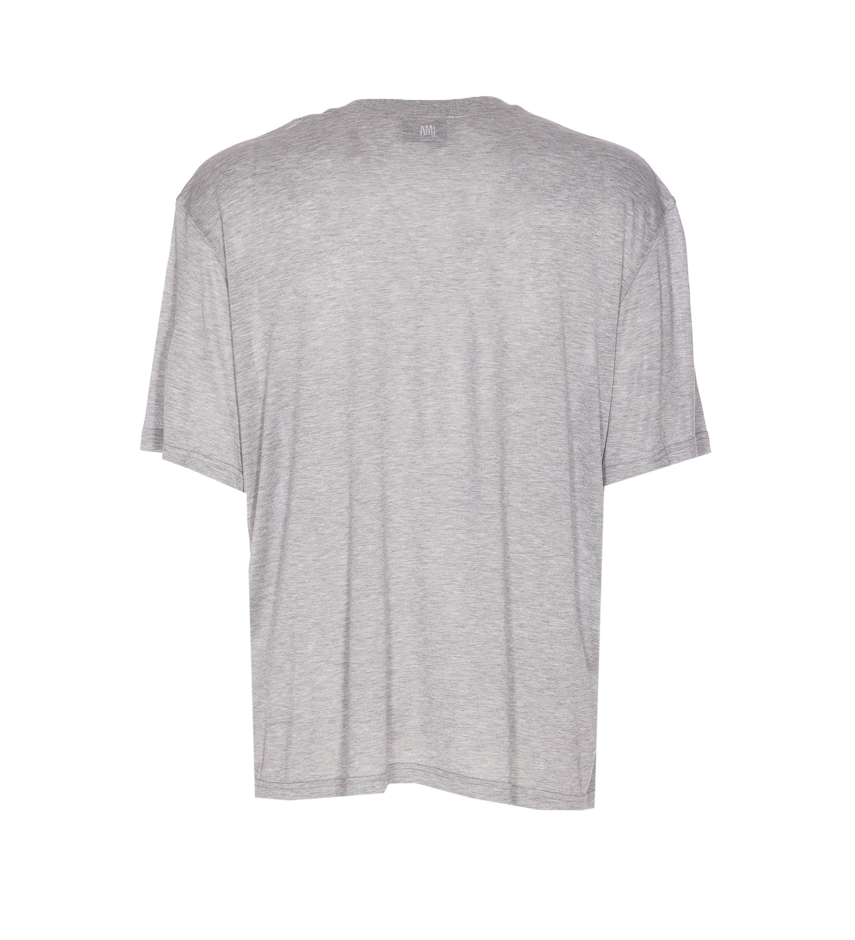 Ami Alexandre Matiussi T-shirts and Polos Grey Viscose