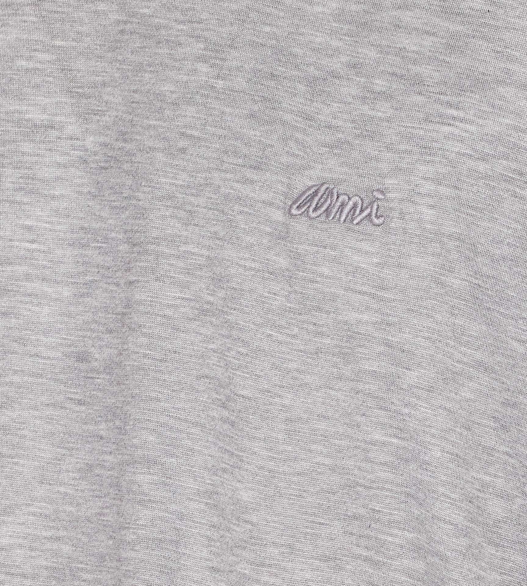 Ami Alexandre Matiussi T-shirts and Polos Grey Viscose
